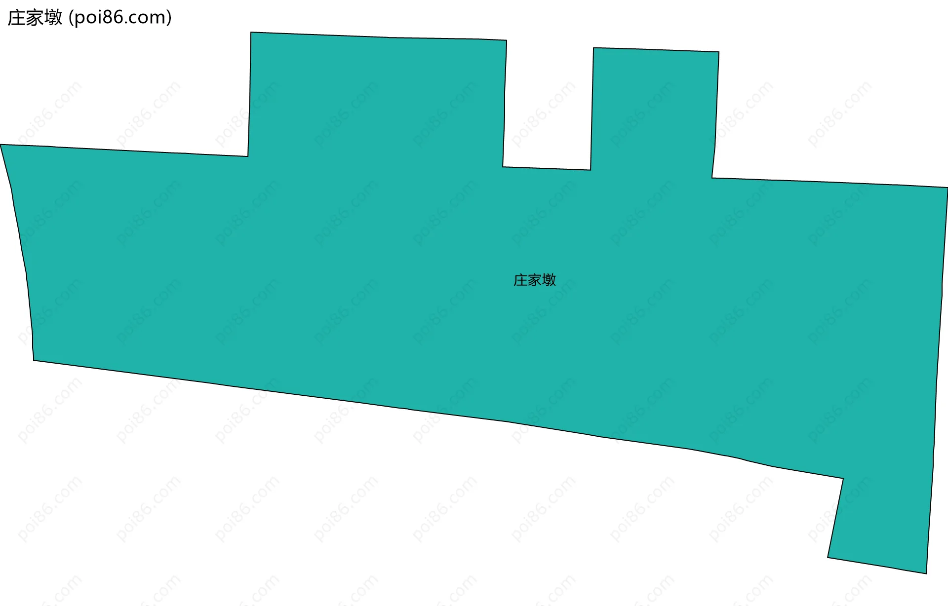 庄家墩边界地图