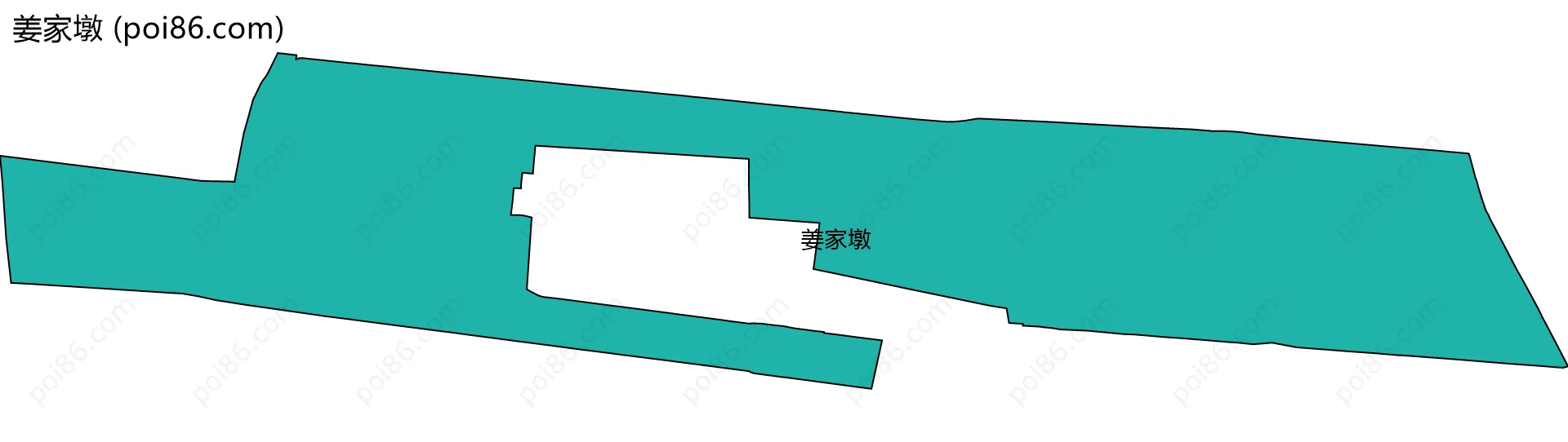 姜家墩边界地图