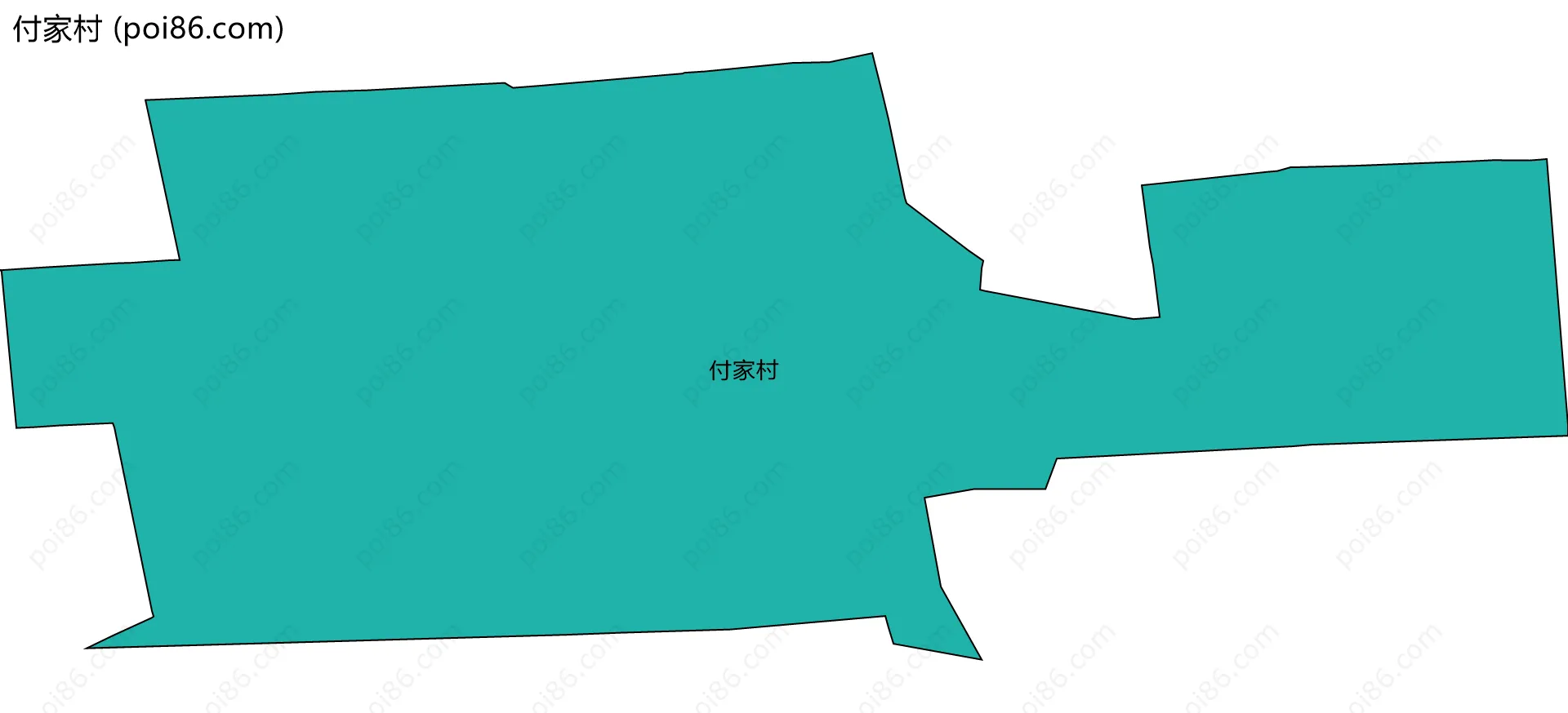 付家村边界地图