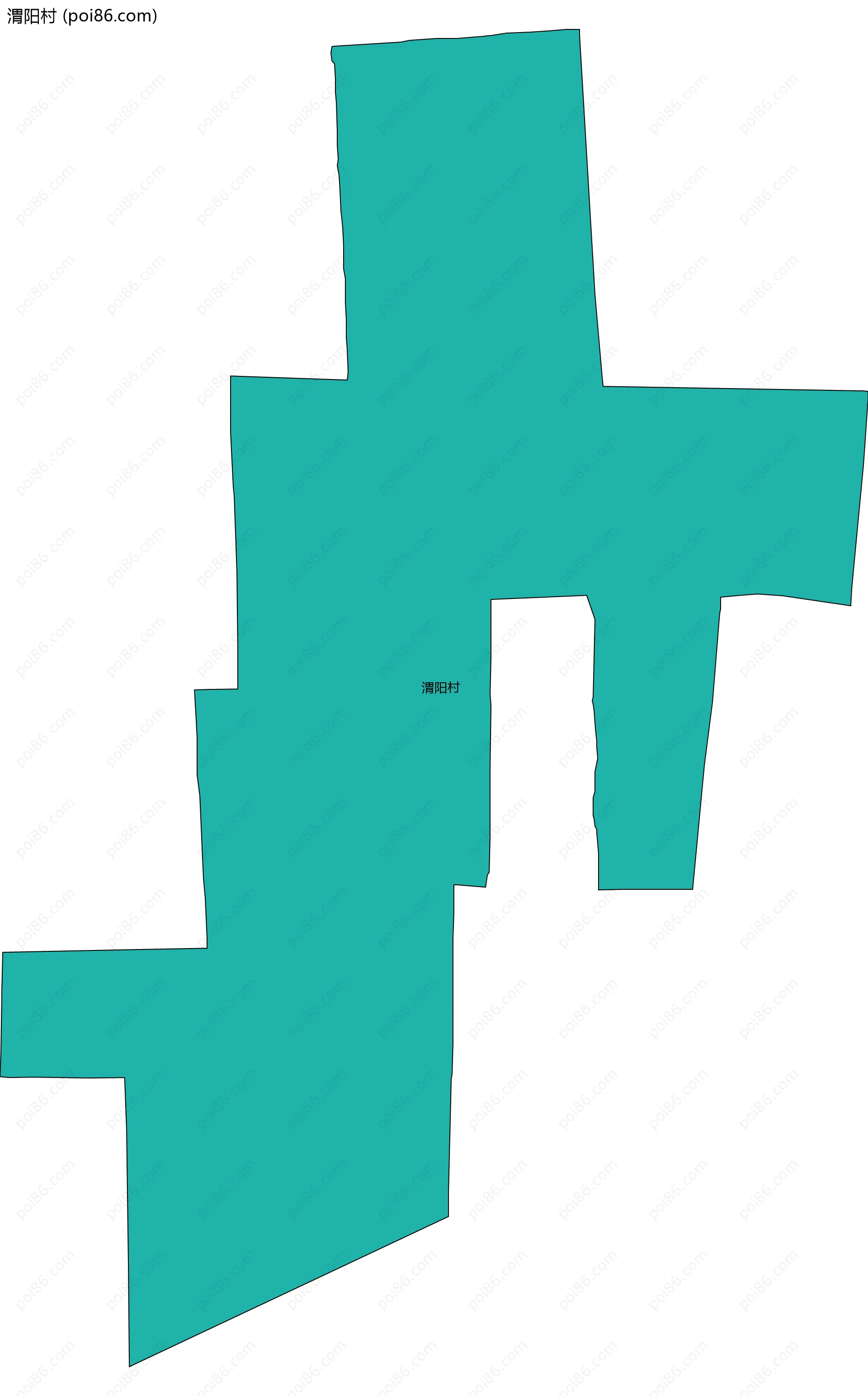 渭阳村边界地图