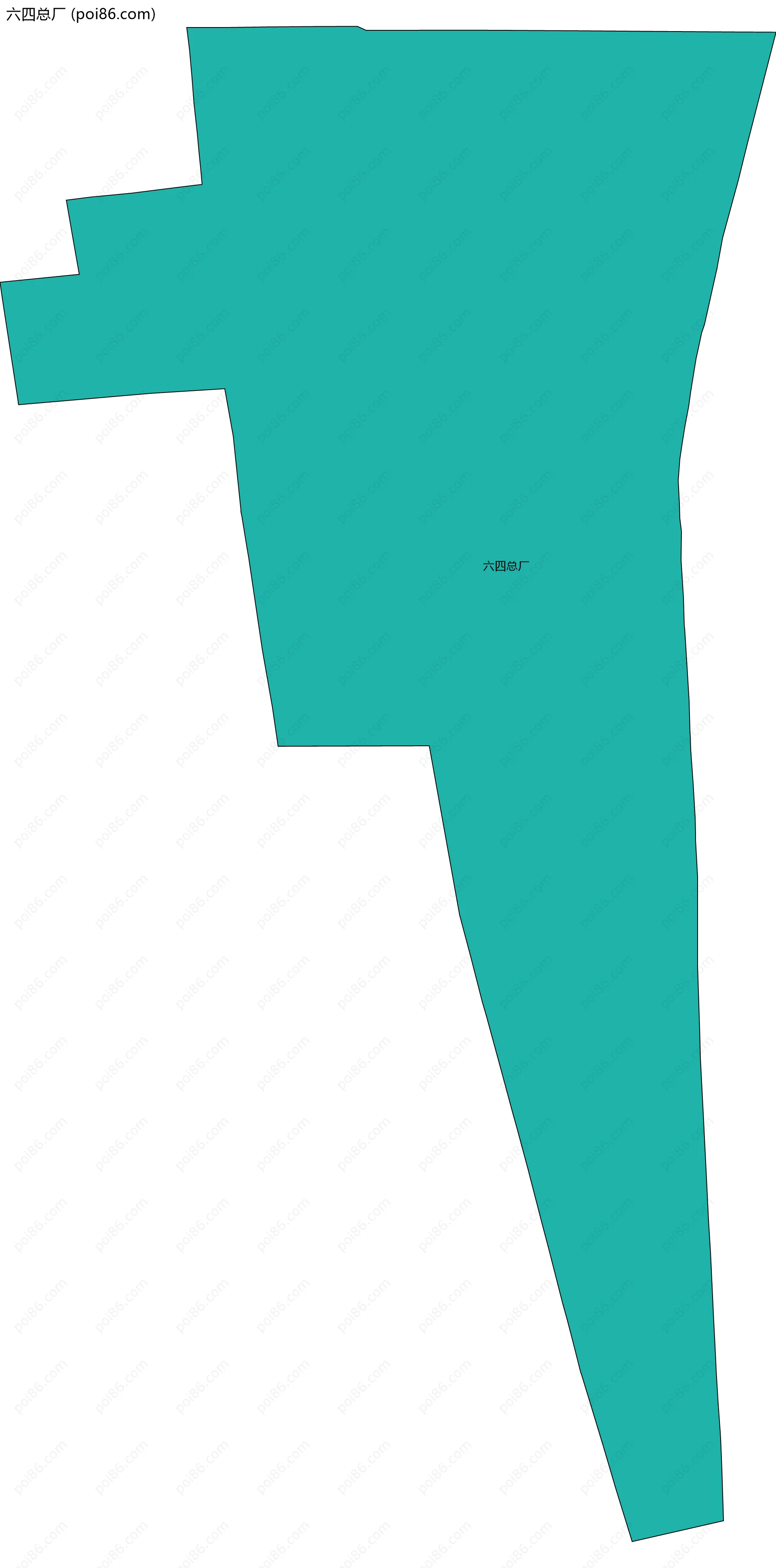 六四总厂边界地图