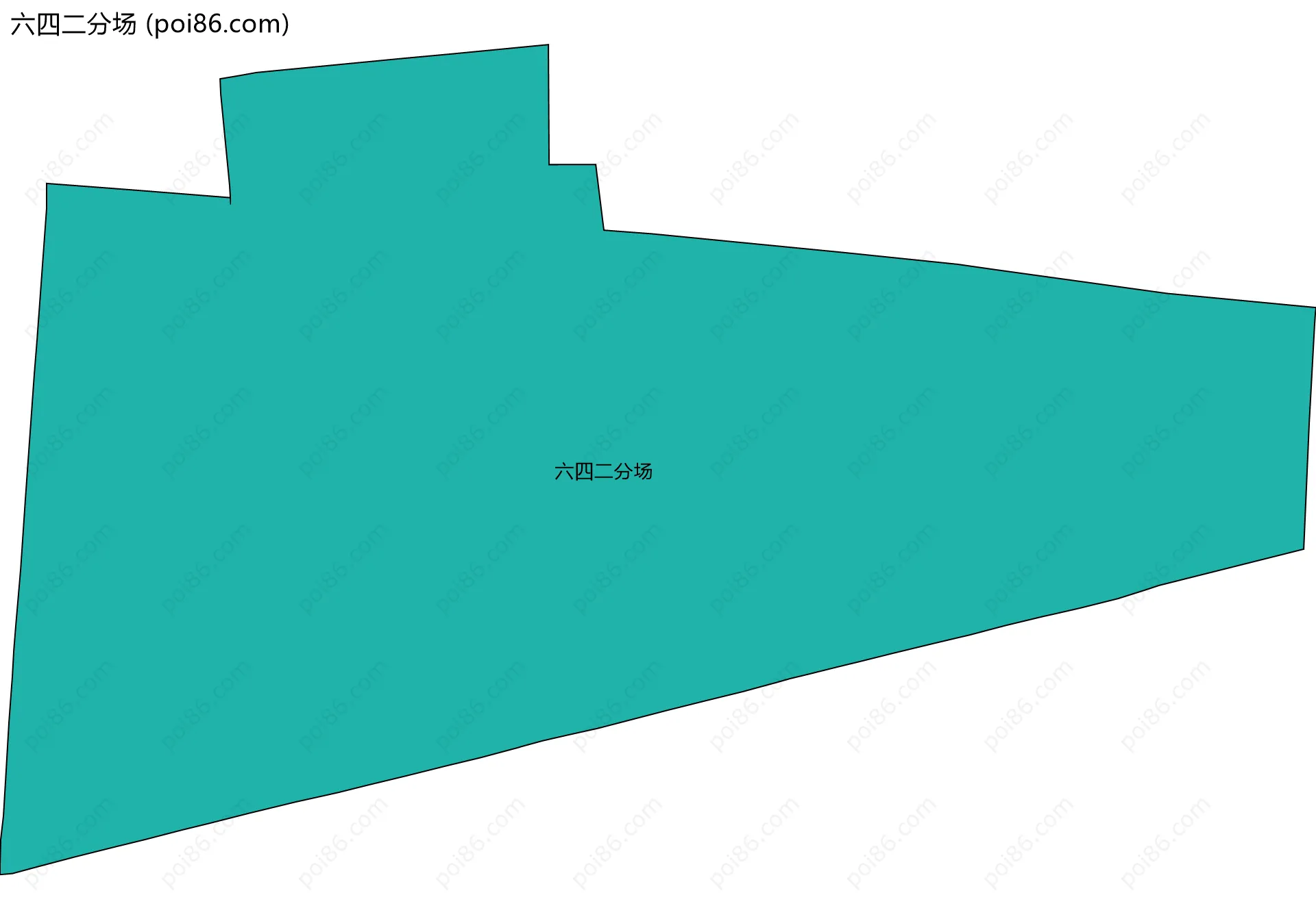六四二分场边界地图