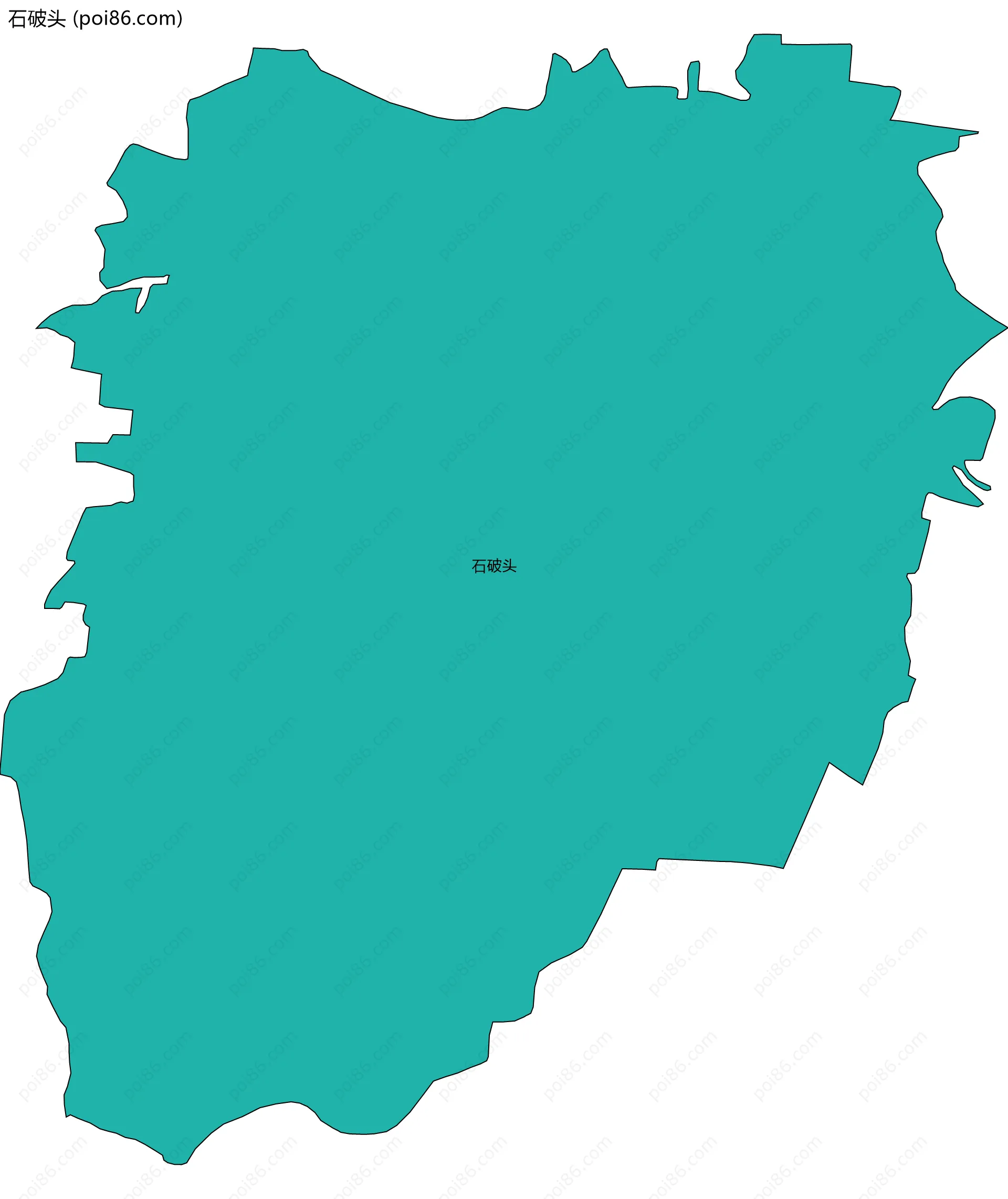 石破头边界地图