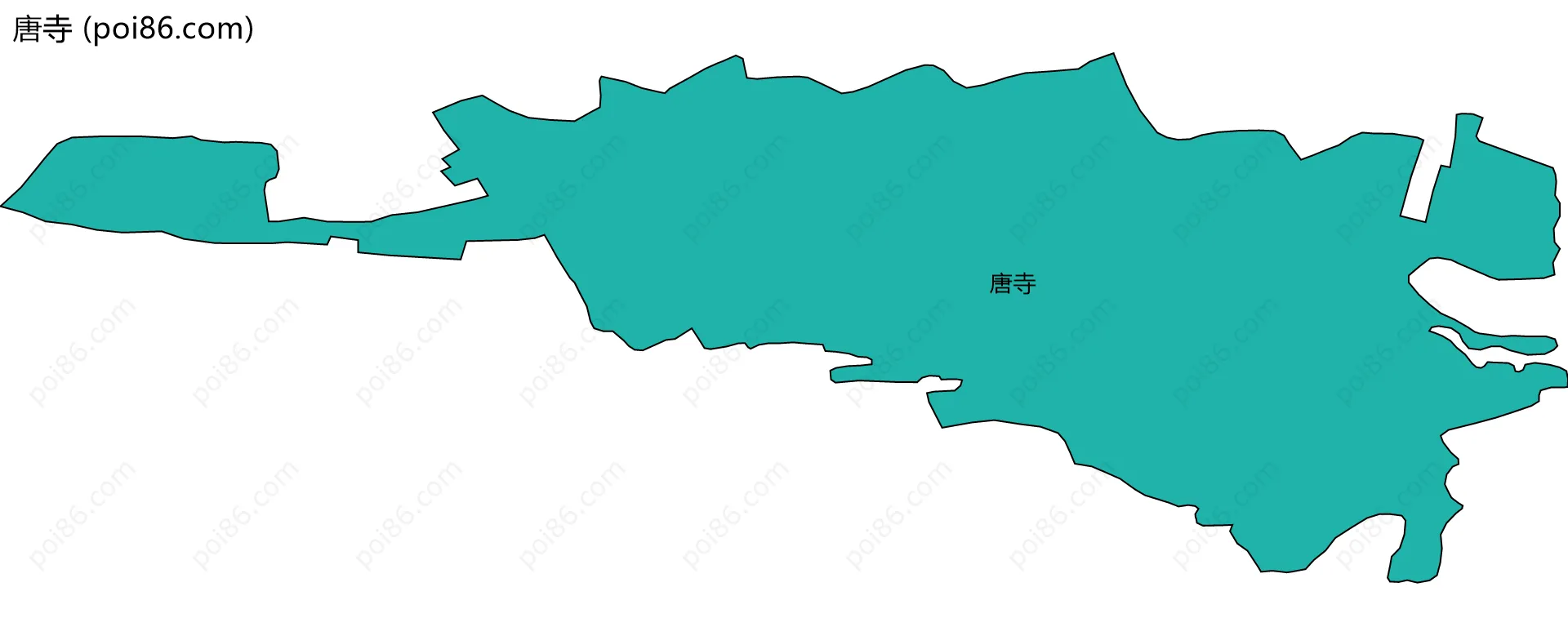 唐寺边界地图