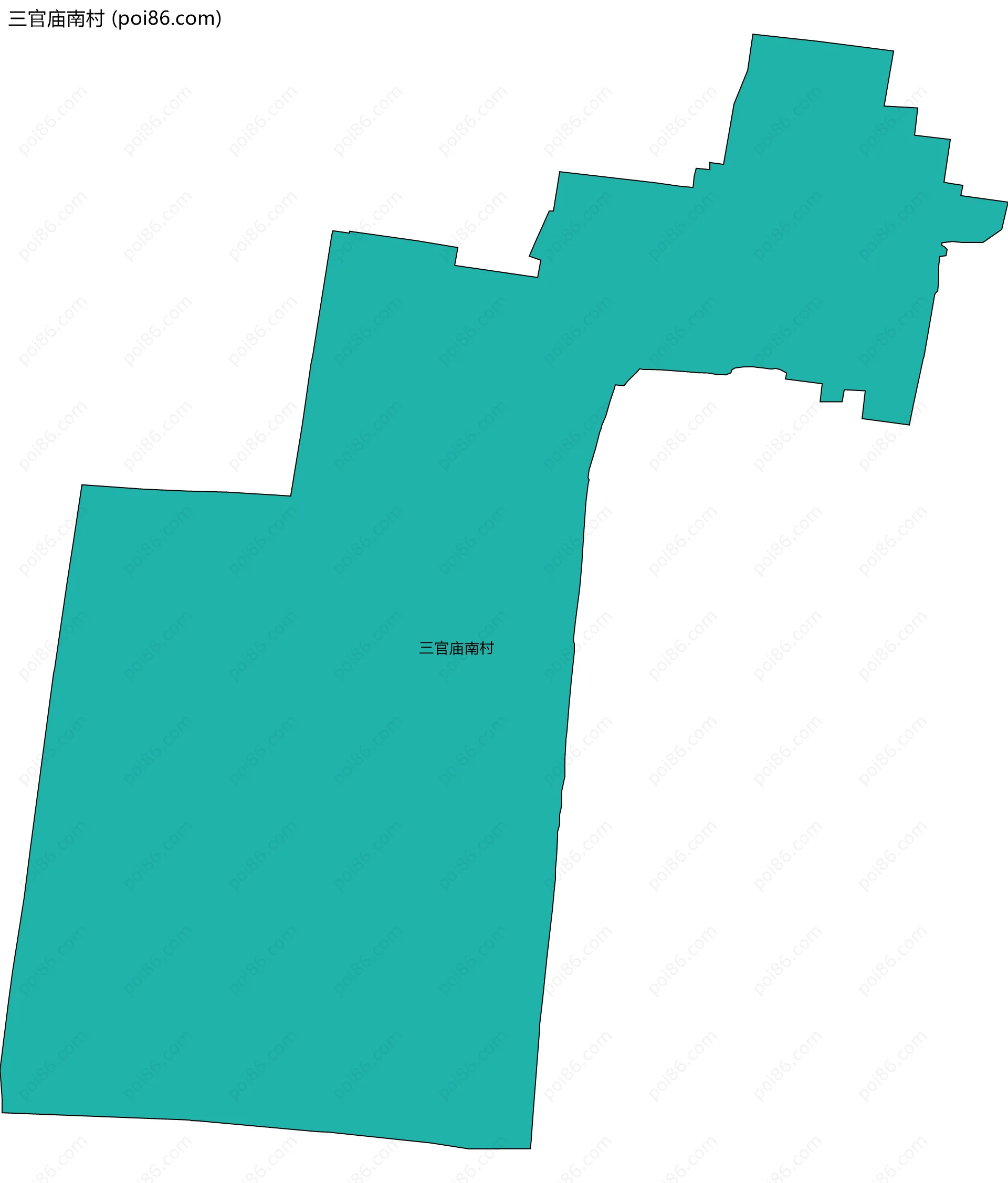 三官庙南村边界地图