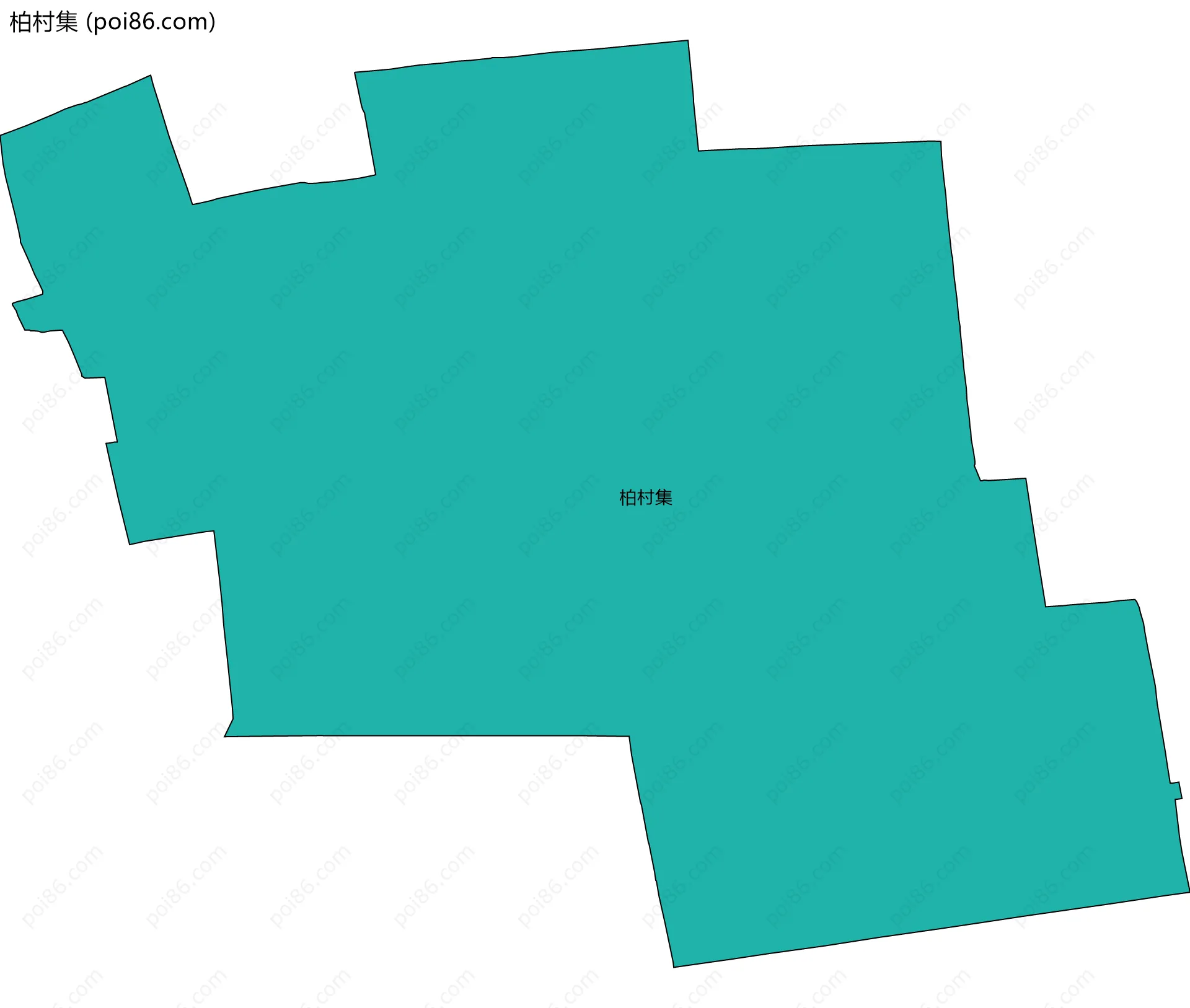 柏村集边界地图