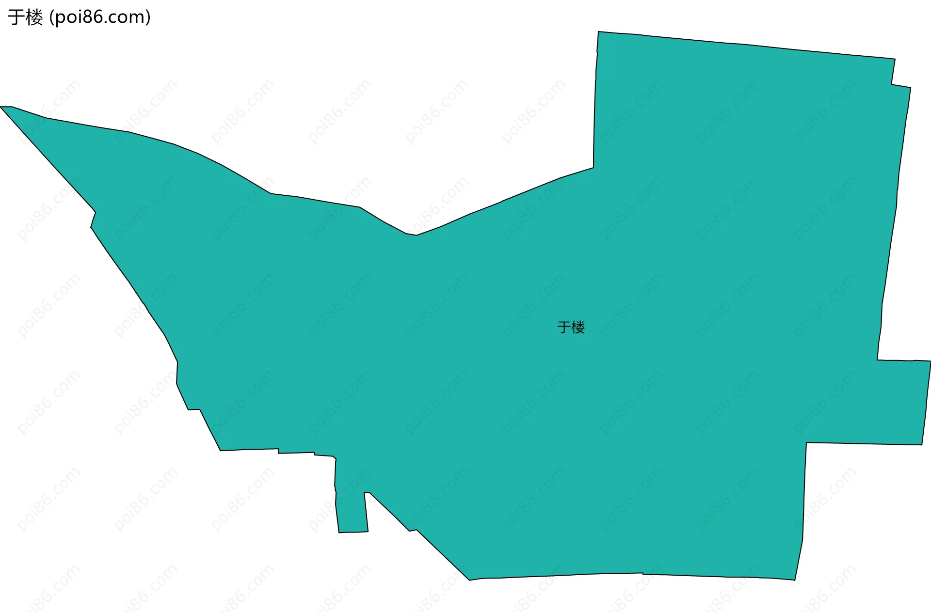 于楼边界地图