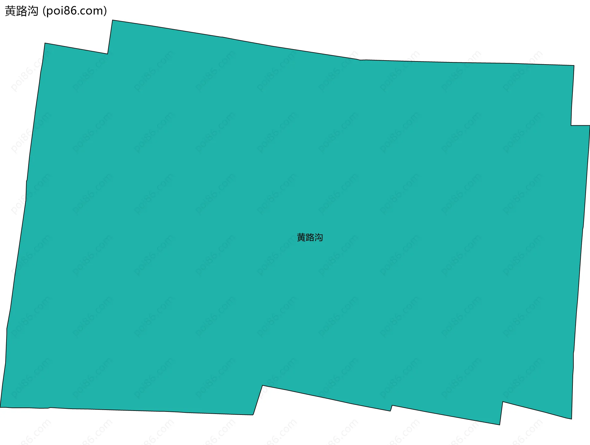 黄路沟边界地图
