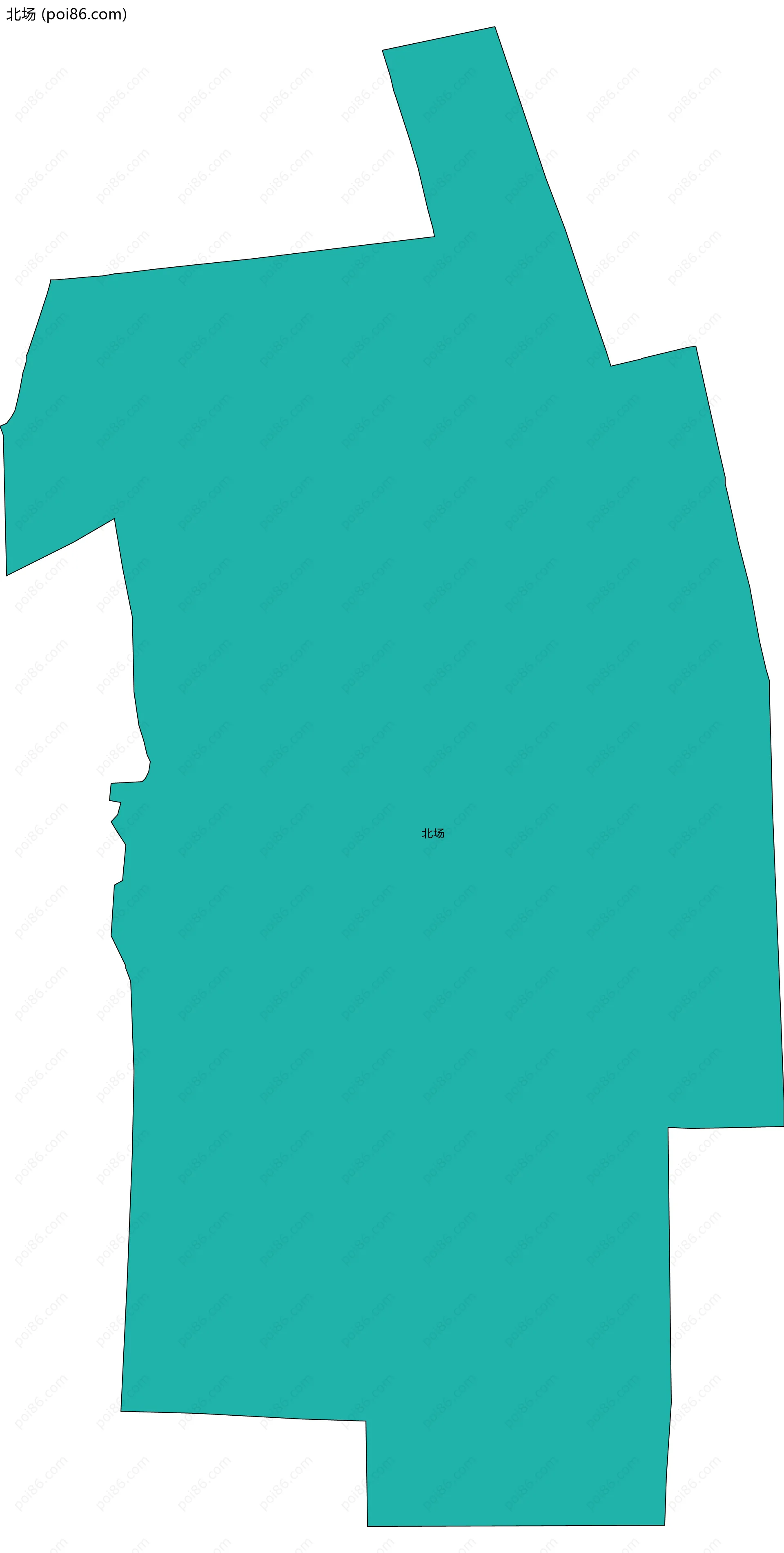 北场边界地图