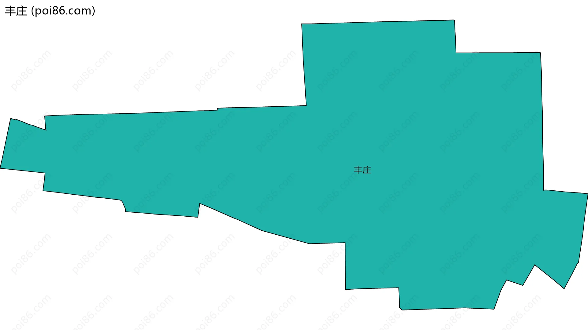 丰庄边界地图
