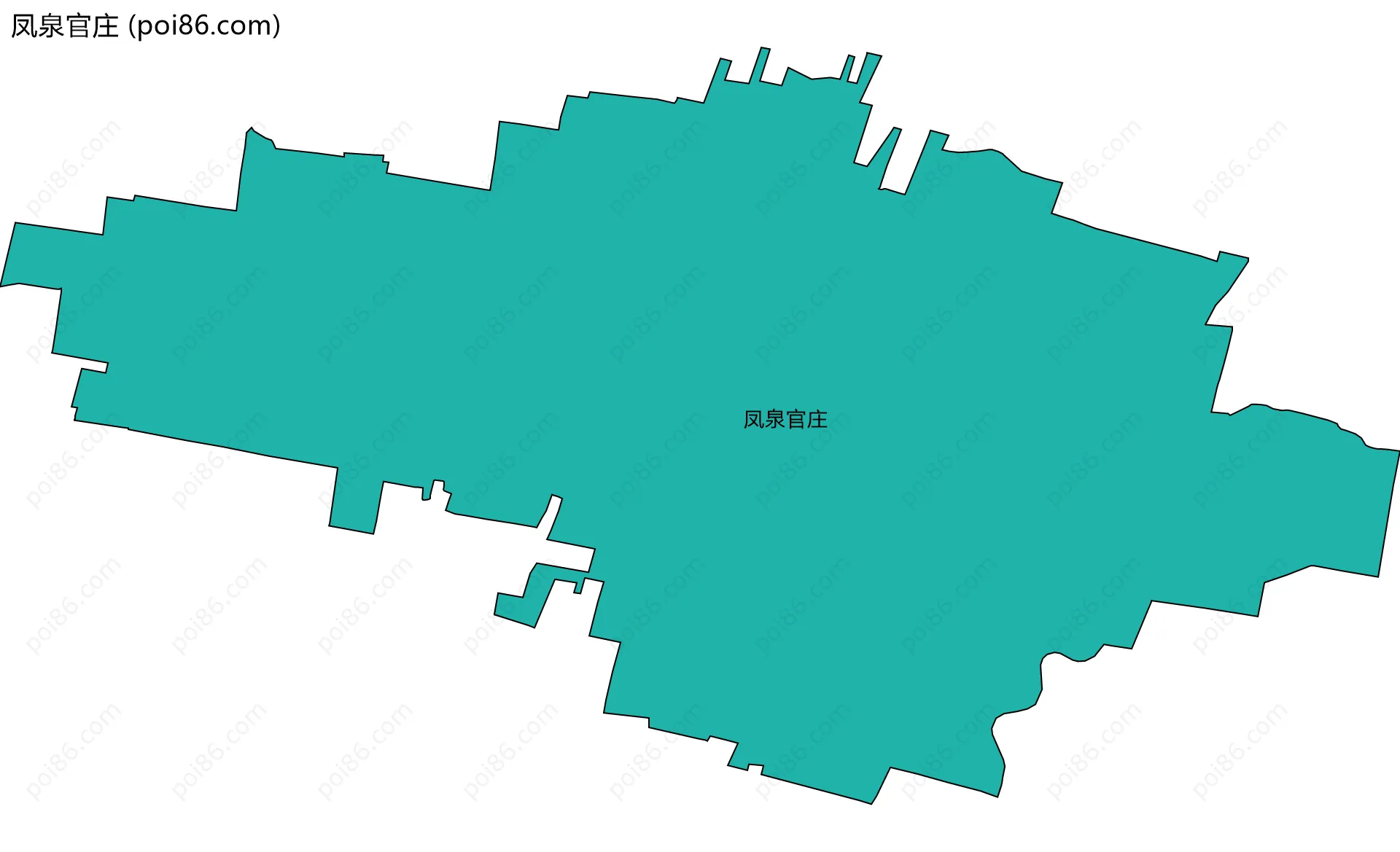 凤泉官庄边界地图