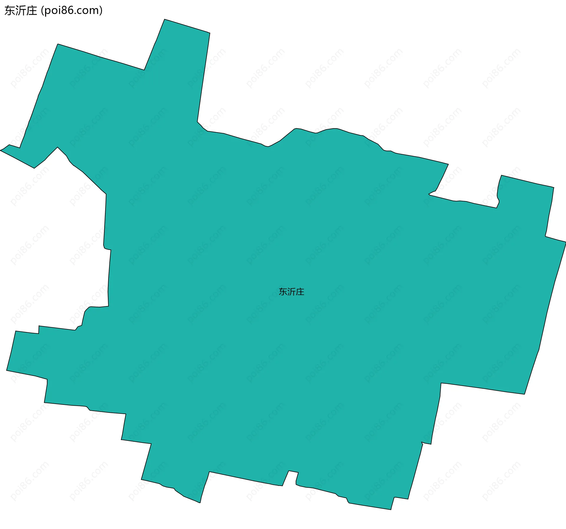 东沂庄边界地图