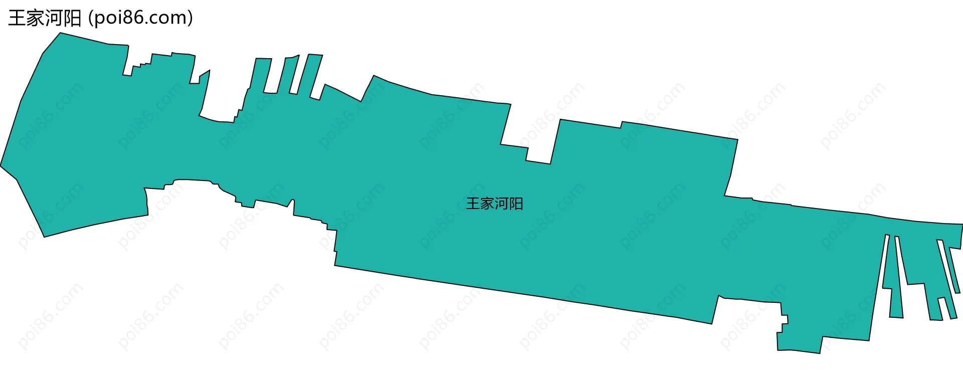 王家河阳边界地图