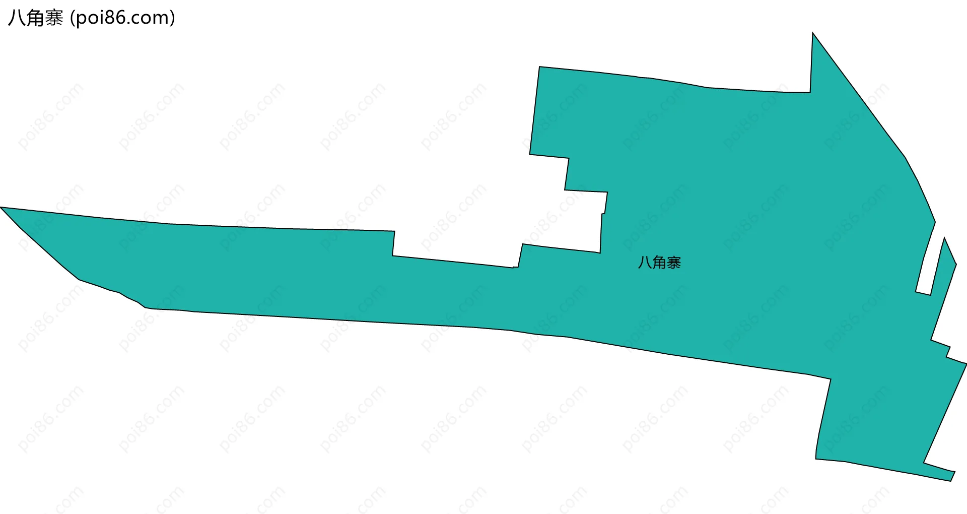 八角寨边界地图