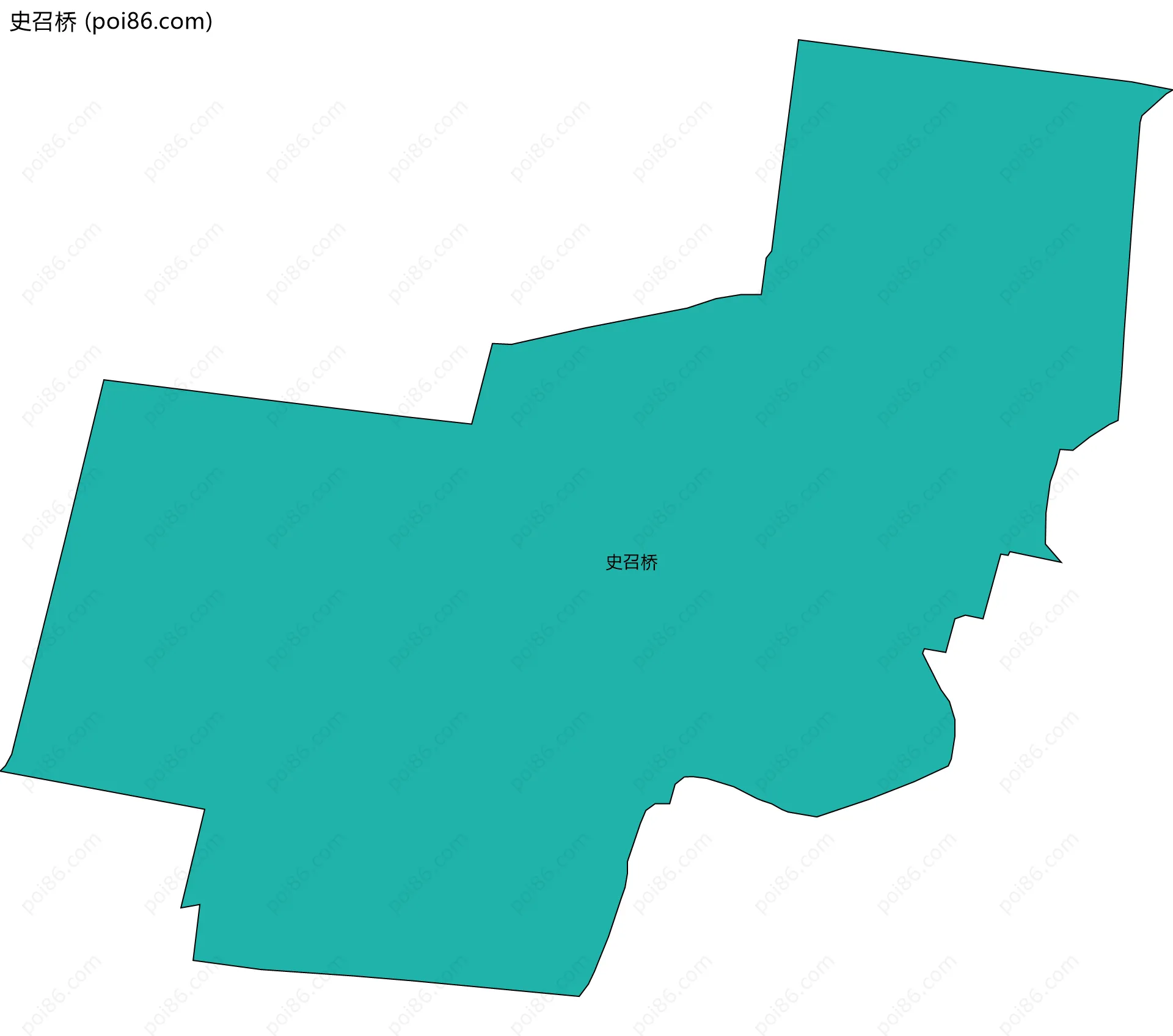 史召桥边界地图