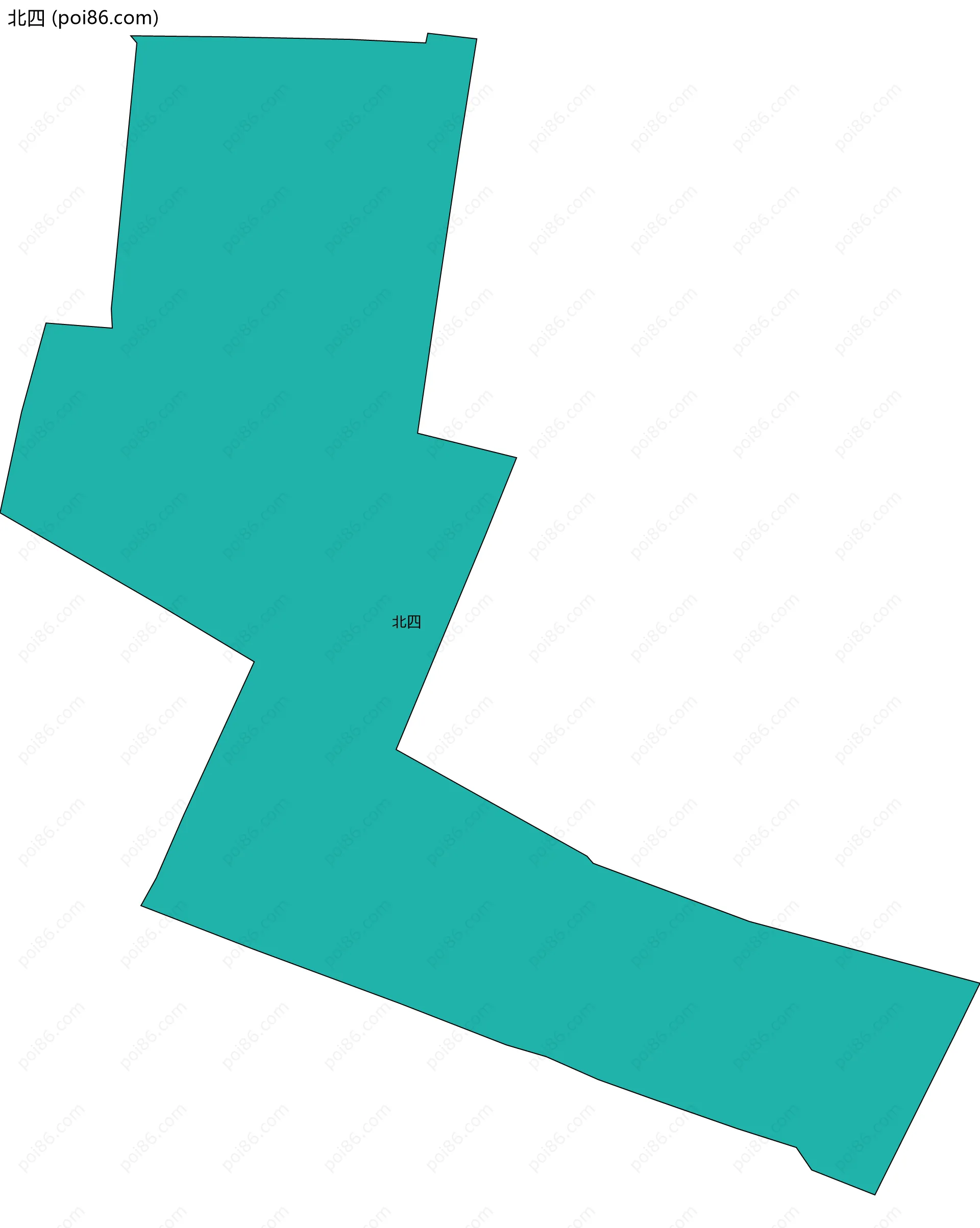 北四边界地图