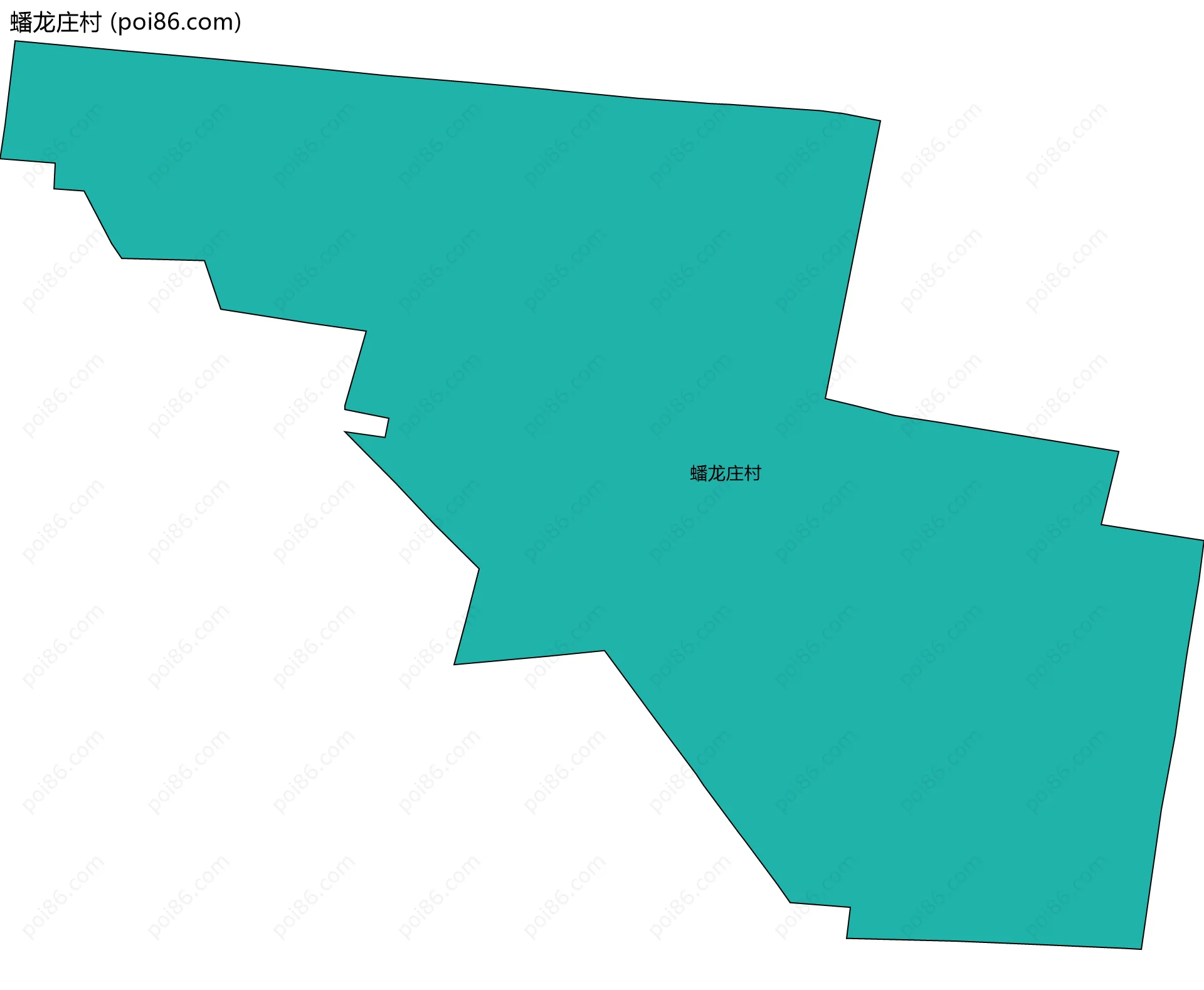 蟠龙庄村边界地图