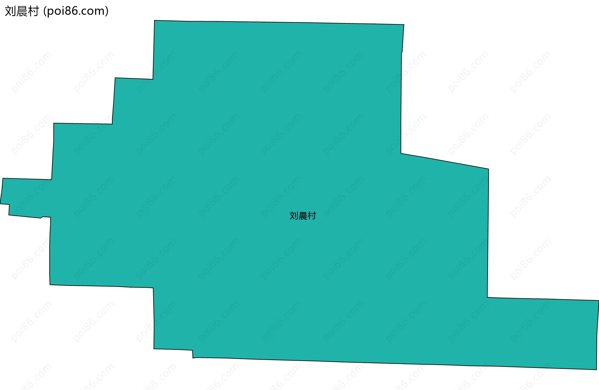 刘晨村边界地图