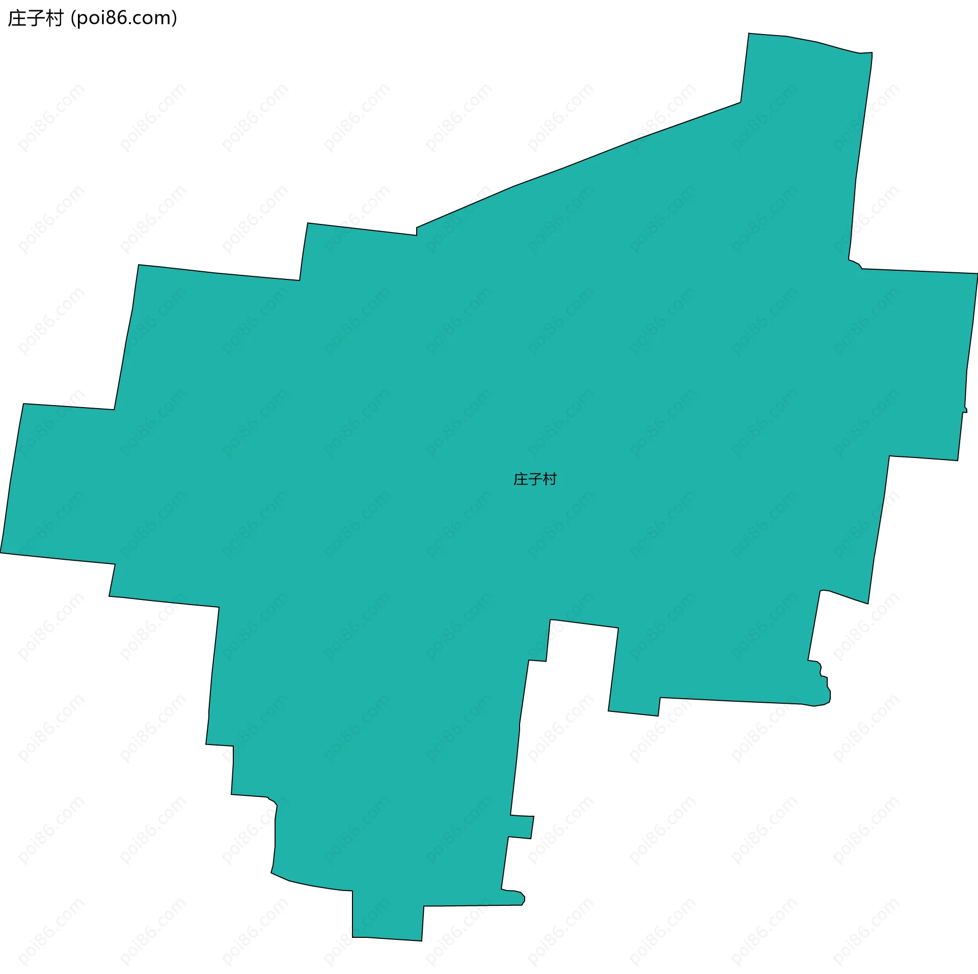 庄子村边界地图