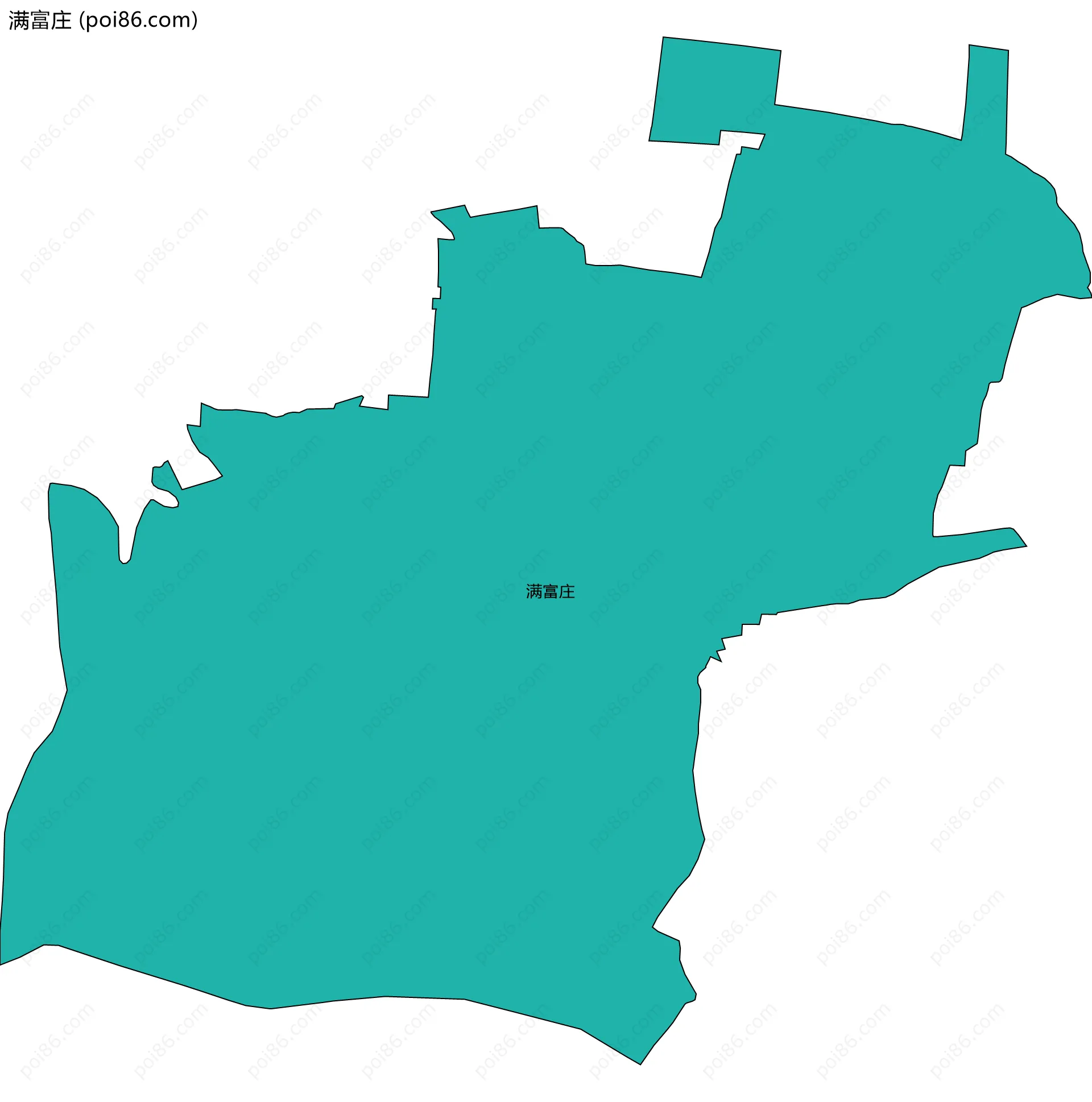 满富庄边界地图