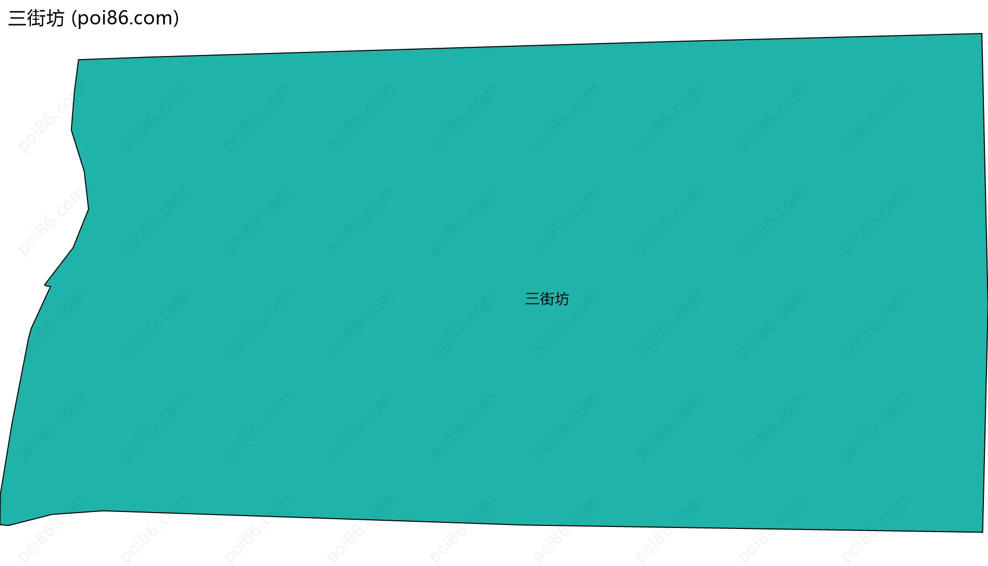 三街坊边界地图