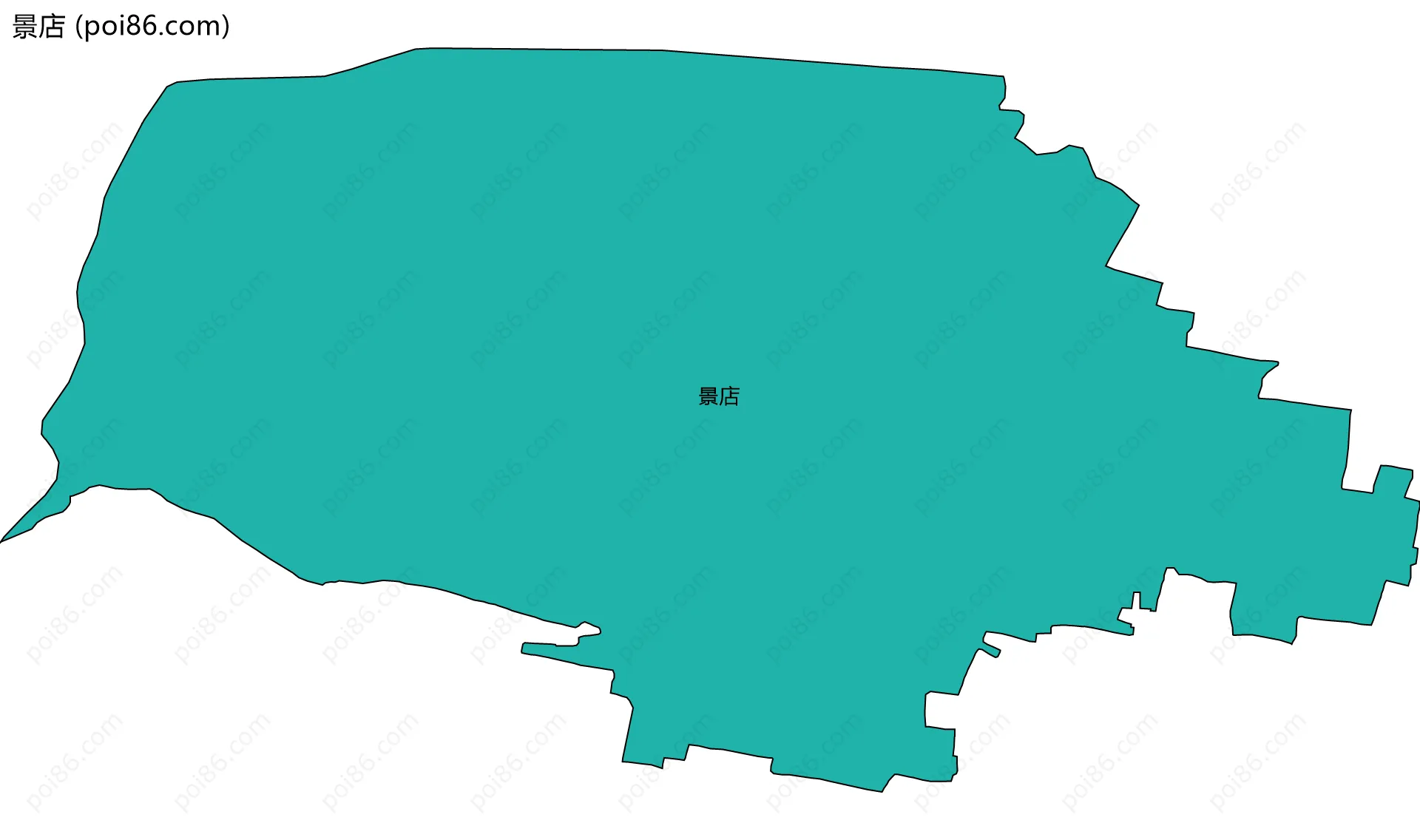 景店边界地图