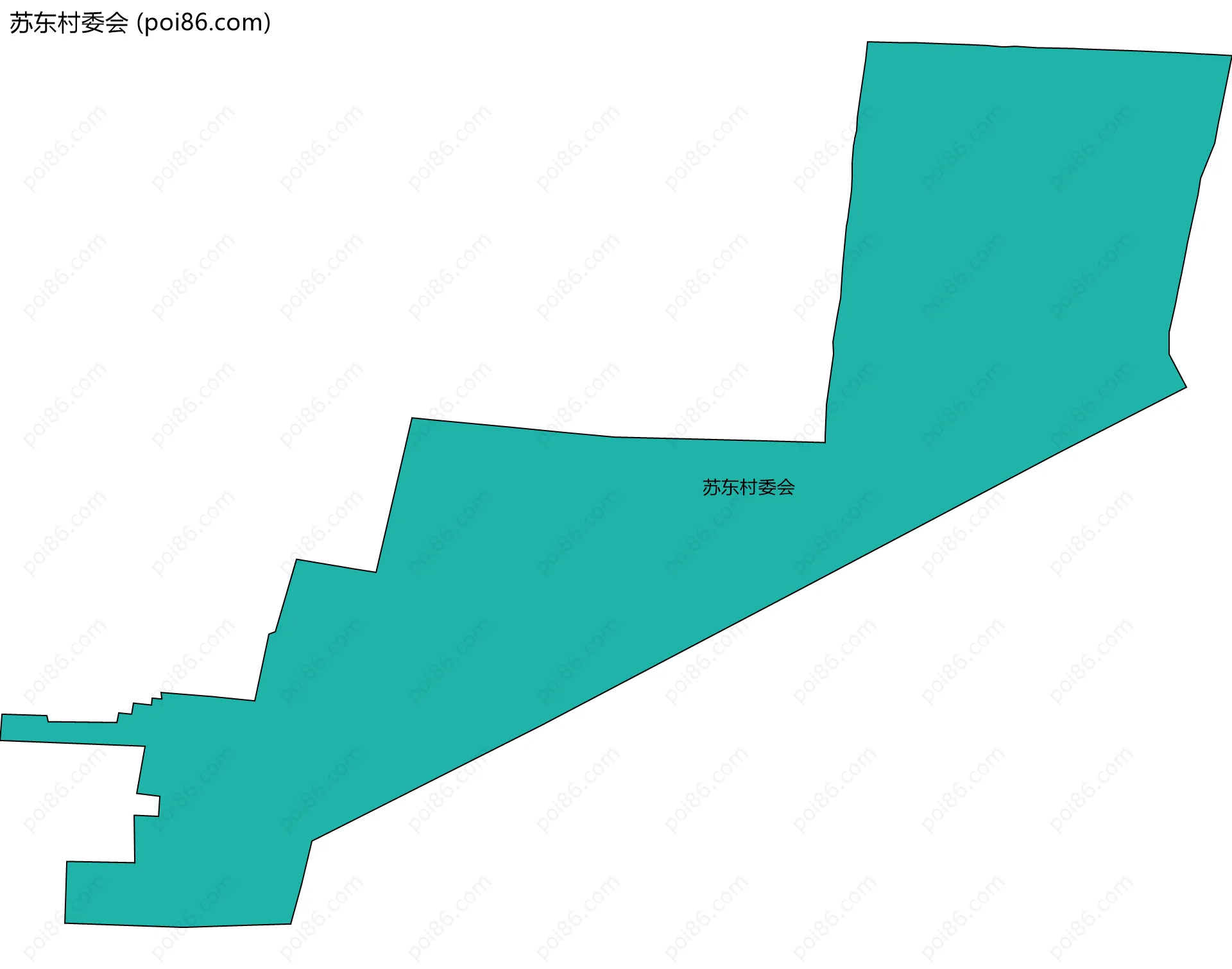 苏东村委会边界地图