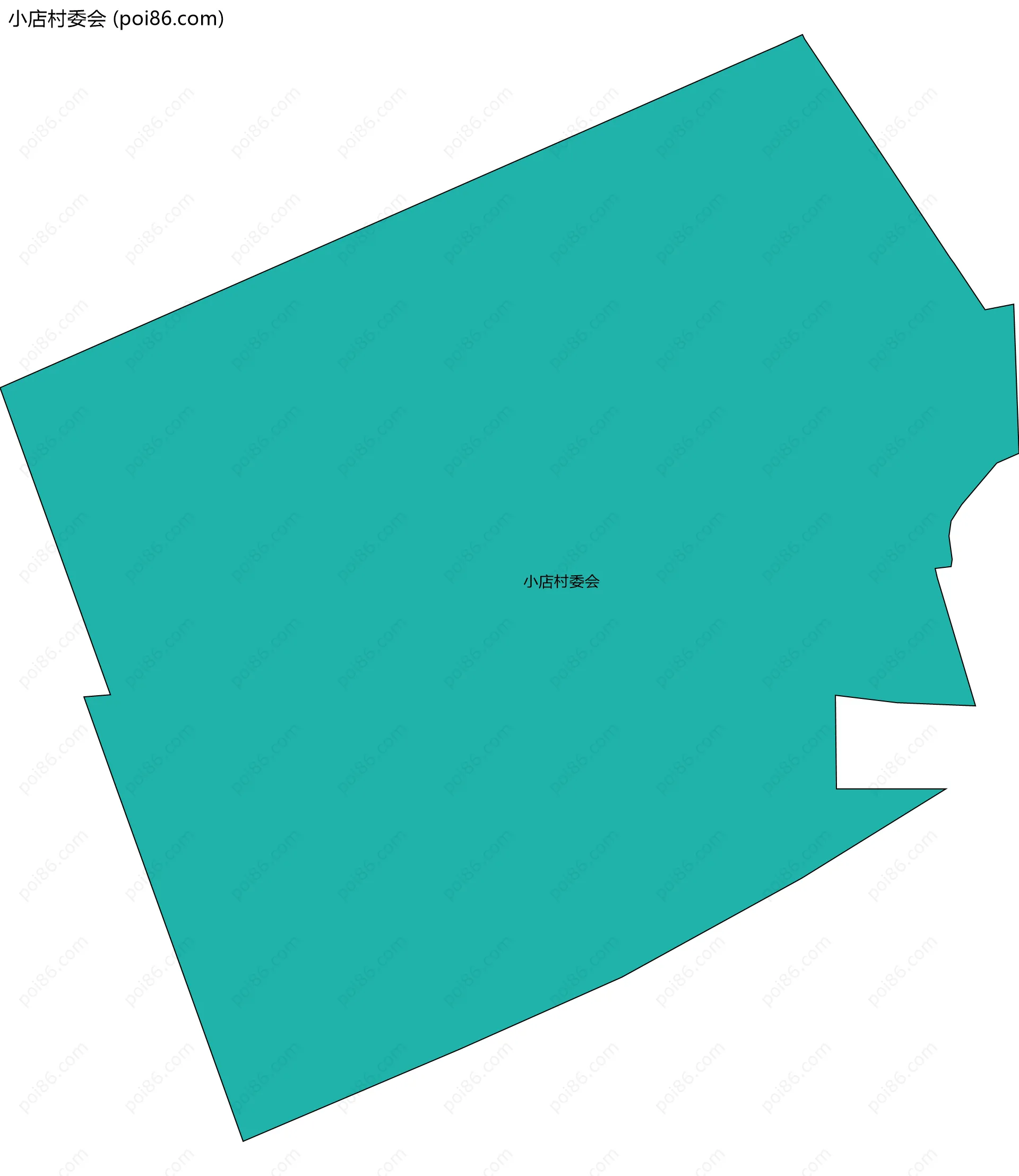 小店村委会边界地图