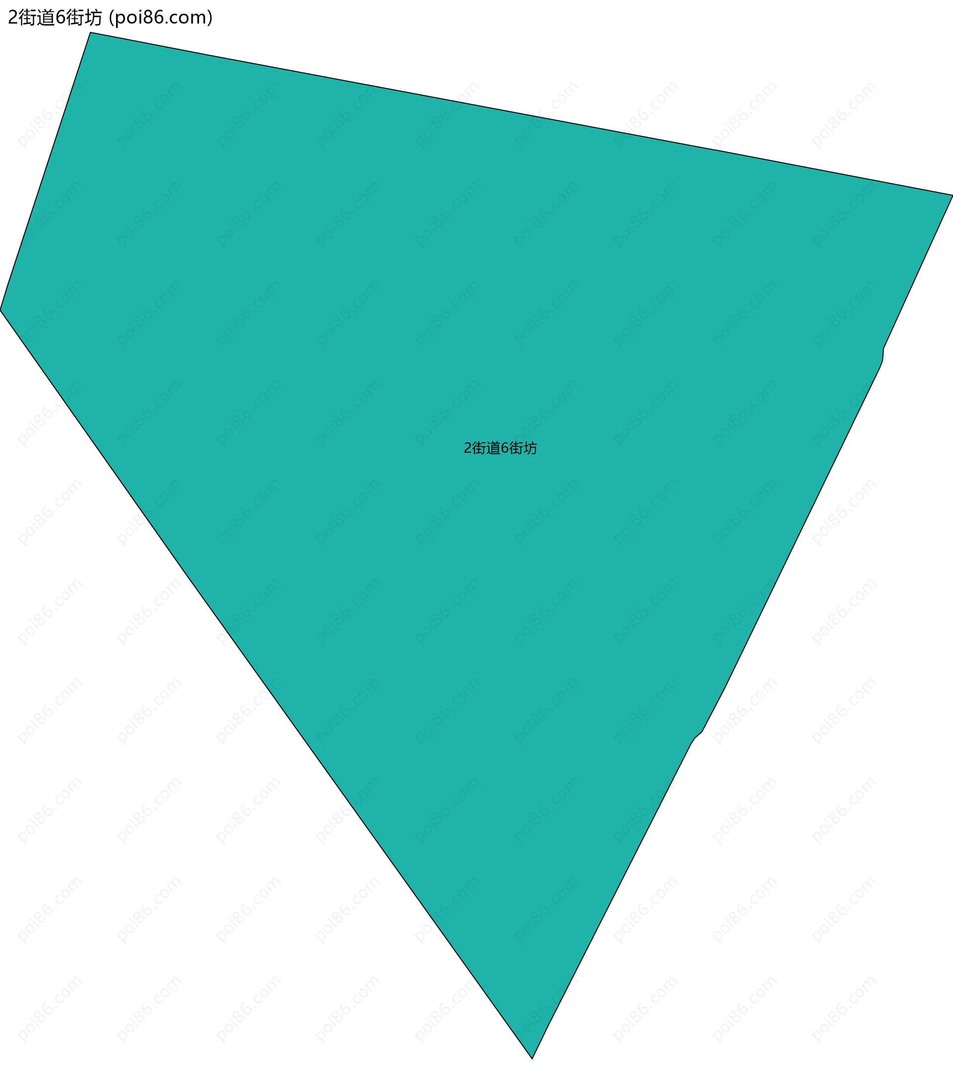 2街道6街坊边界地图