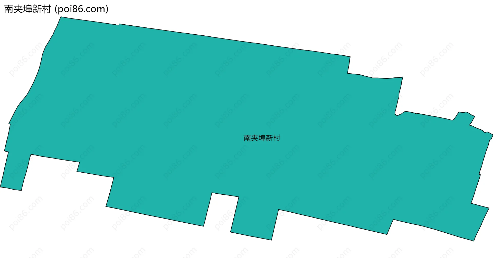 南夹埠新村边界地图