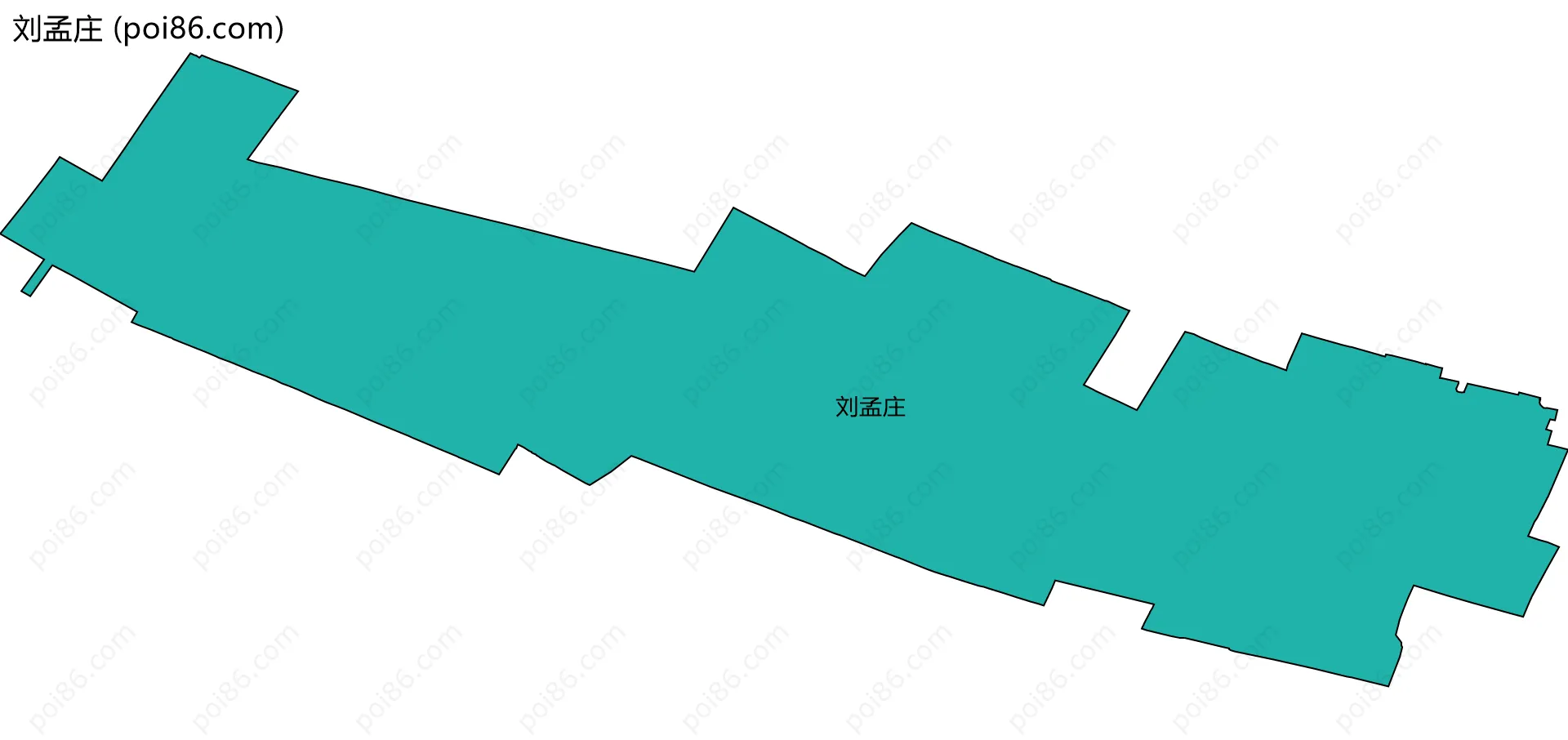 刘孟庄边界地图
