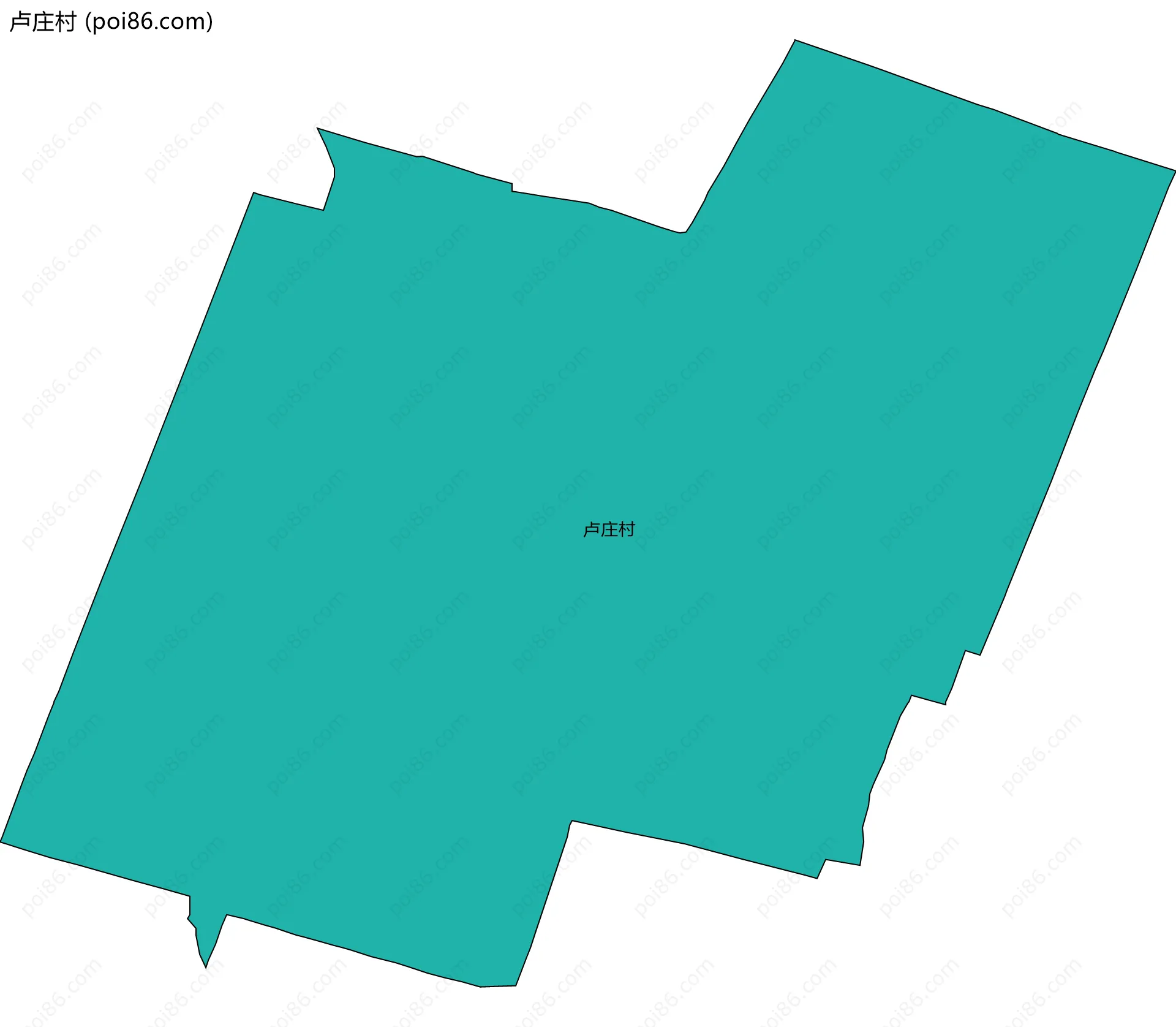 卢庄村边界地图