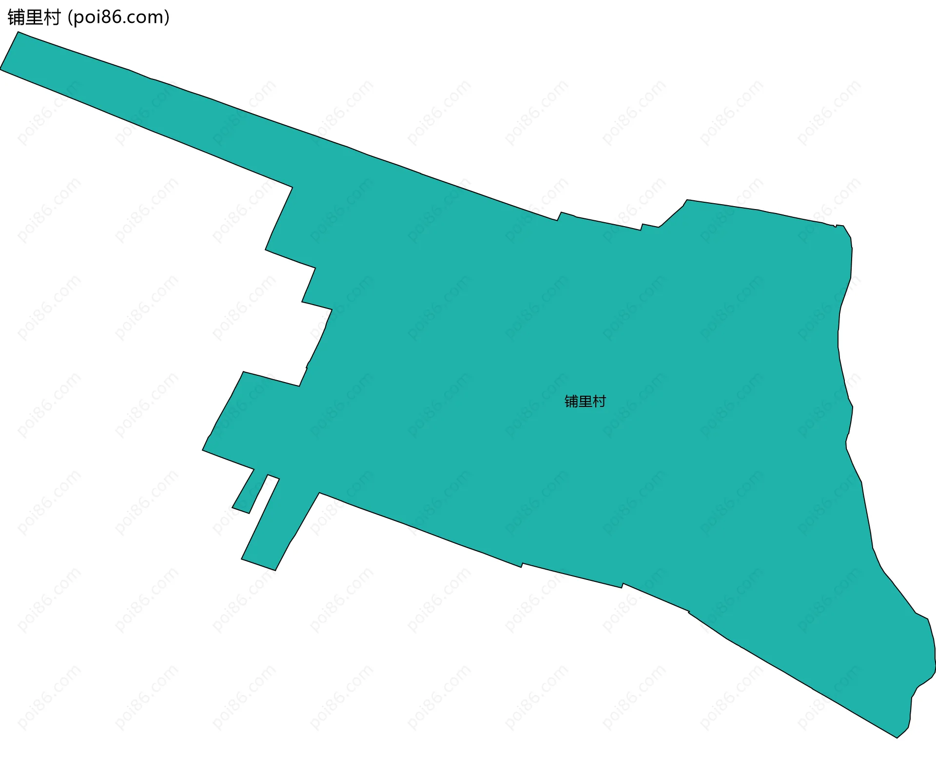 铺里村边界地图