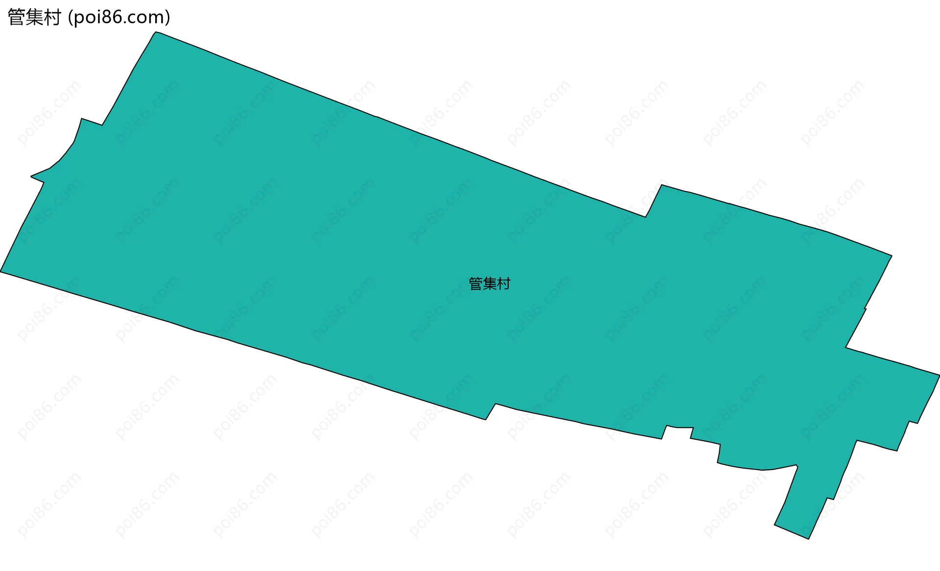 管集村边界地图