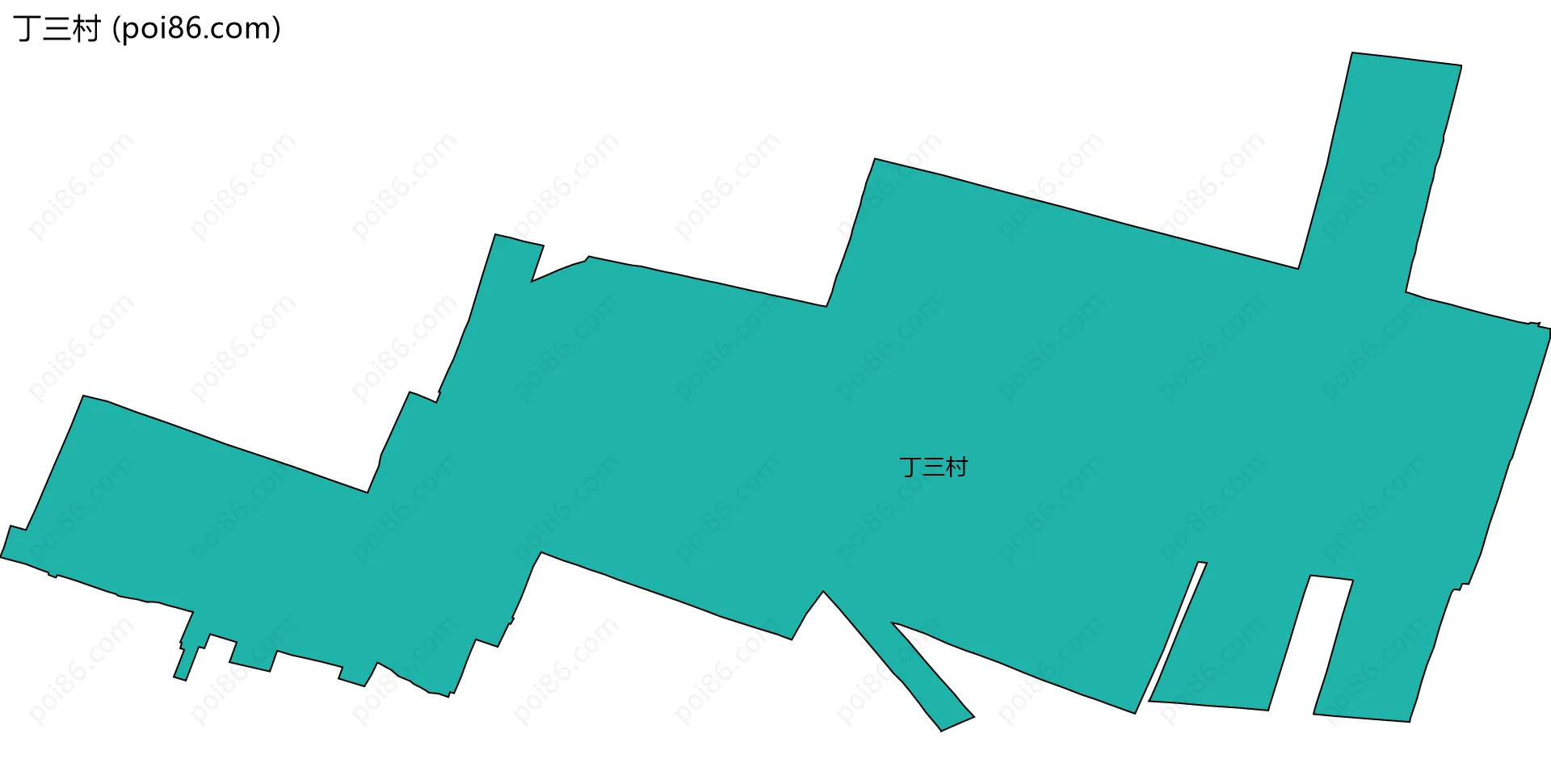 丁三村边界地图