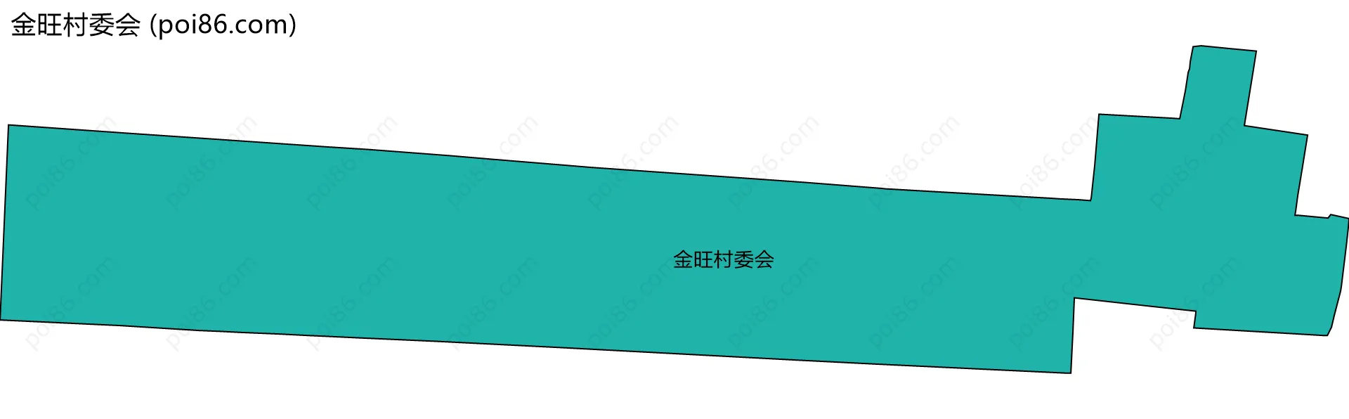 金旺村委会边界地图