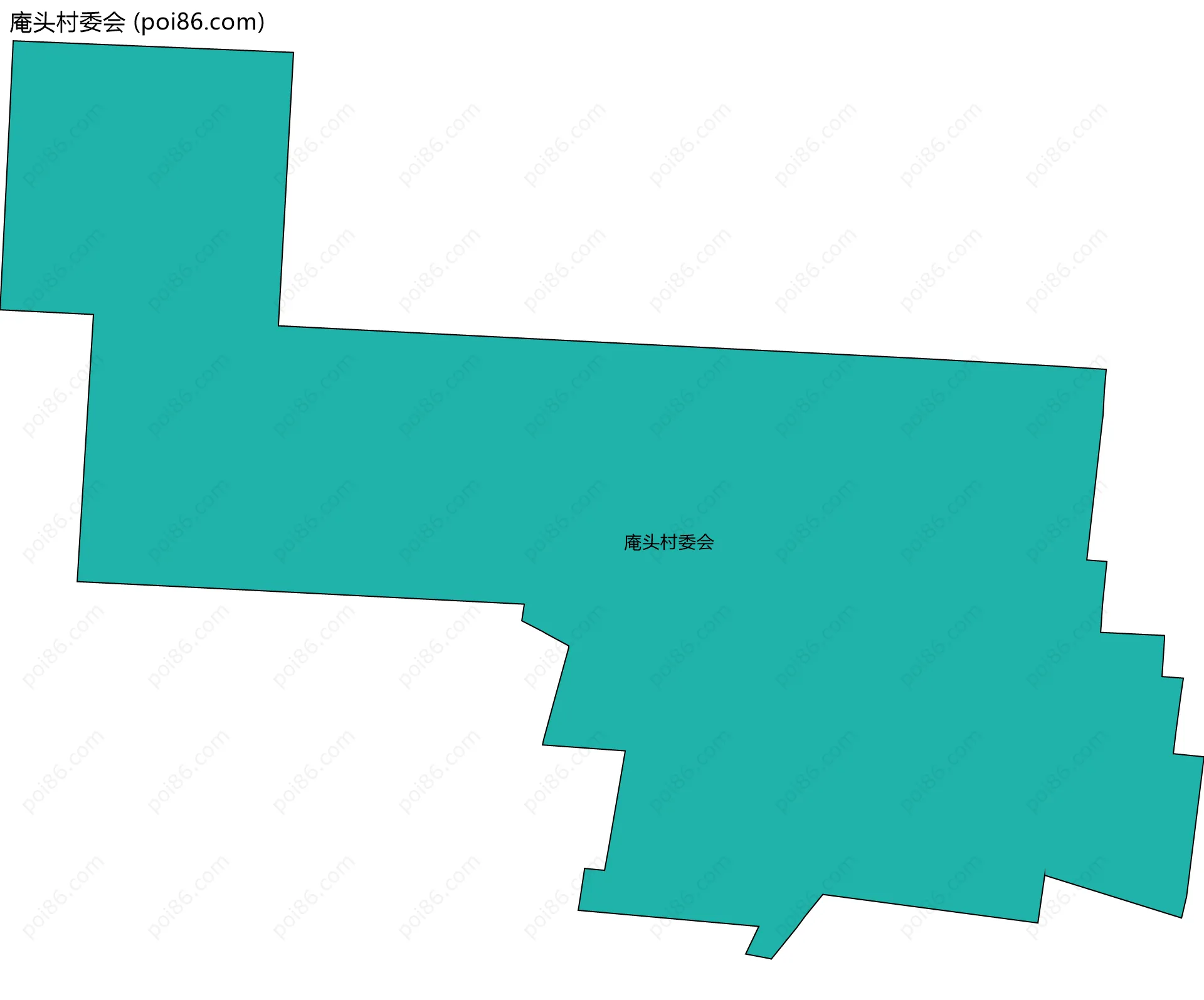 庵头村委会边界地图