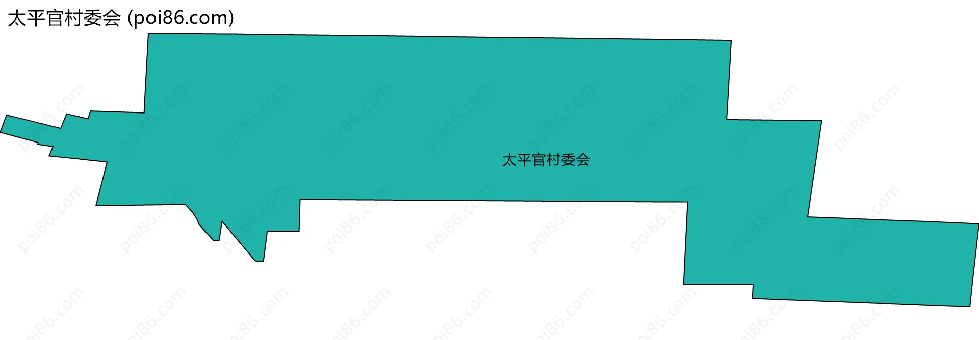 太平官村委会边界地图