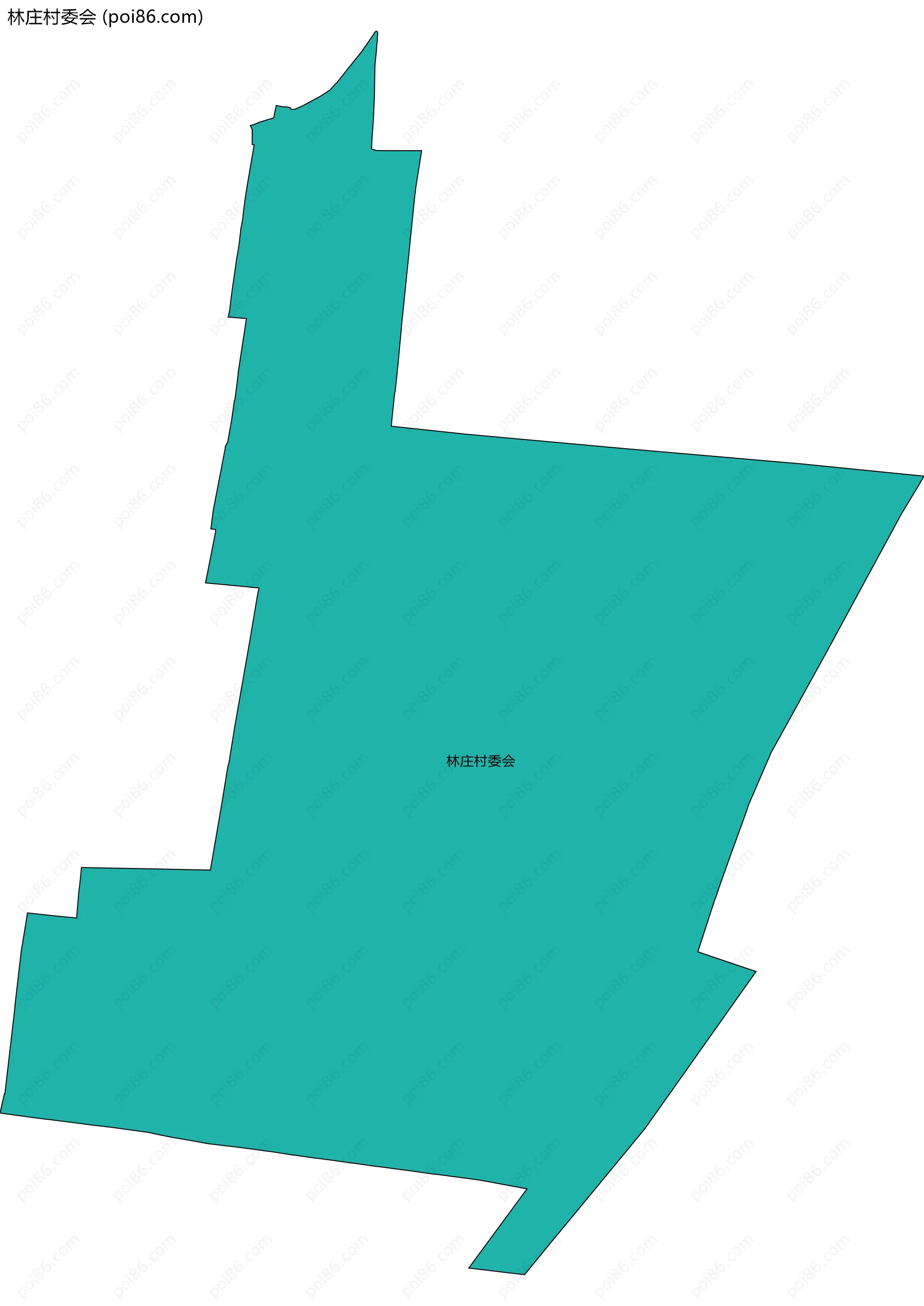 林庄村委会边界地图