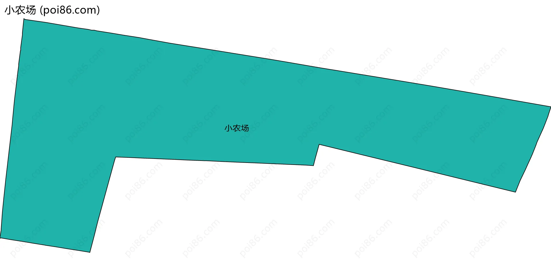 小农场边界地图