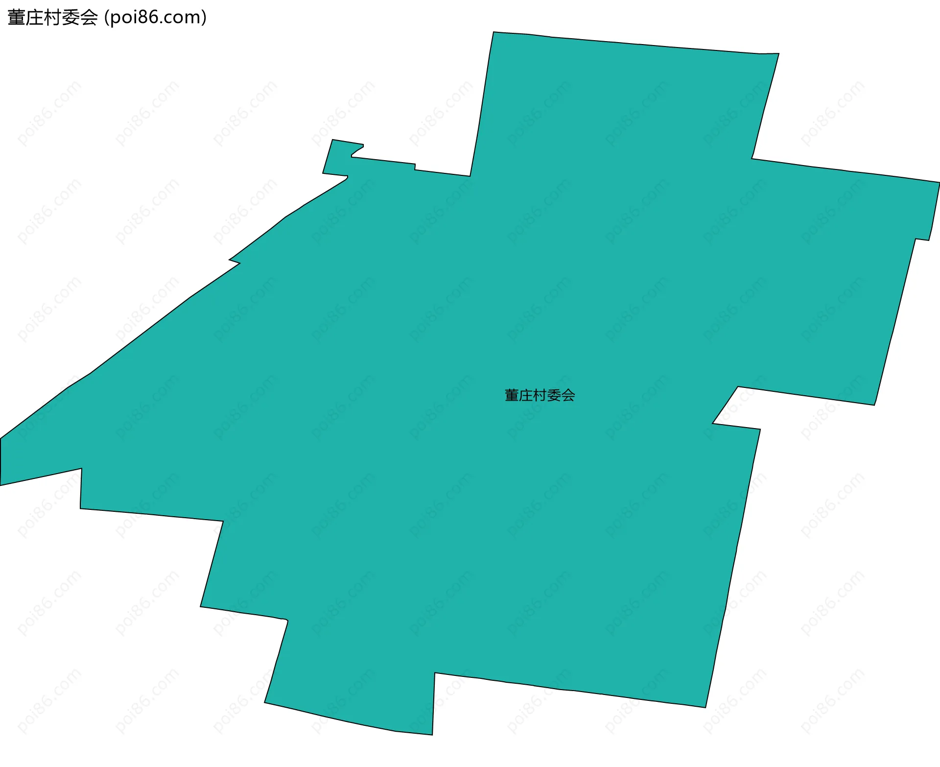 董庄村委会边界地图