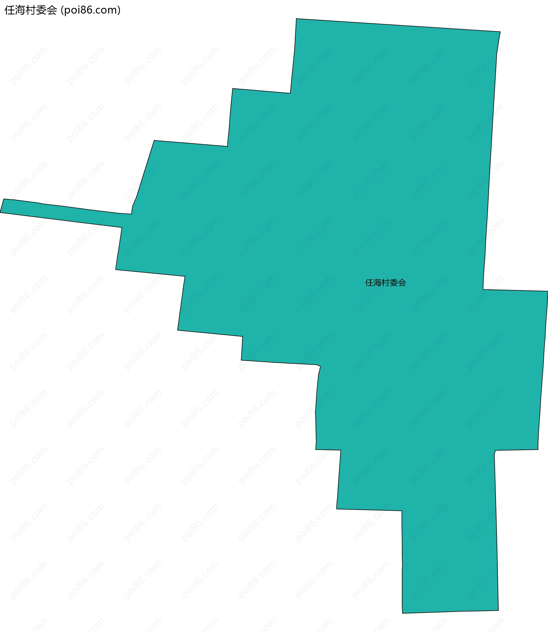 任海村委会边界地图
