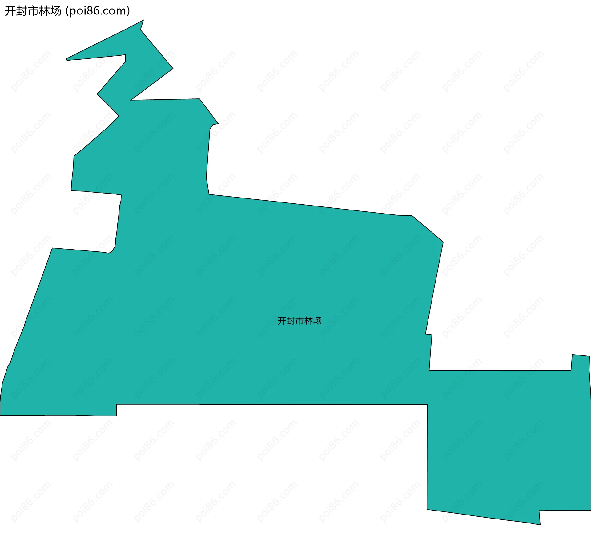 开封市林场边界地图