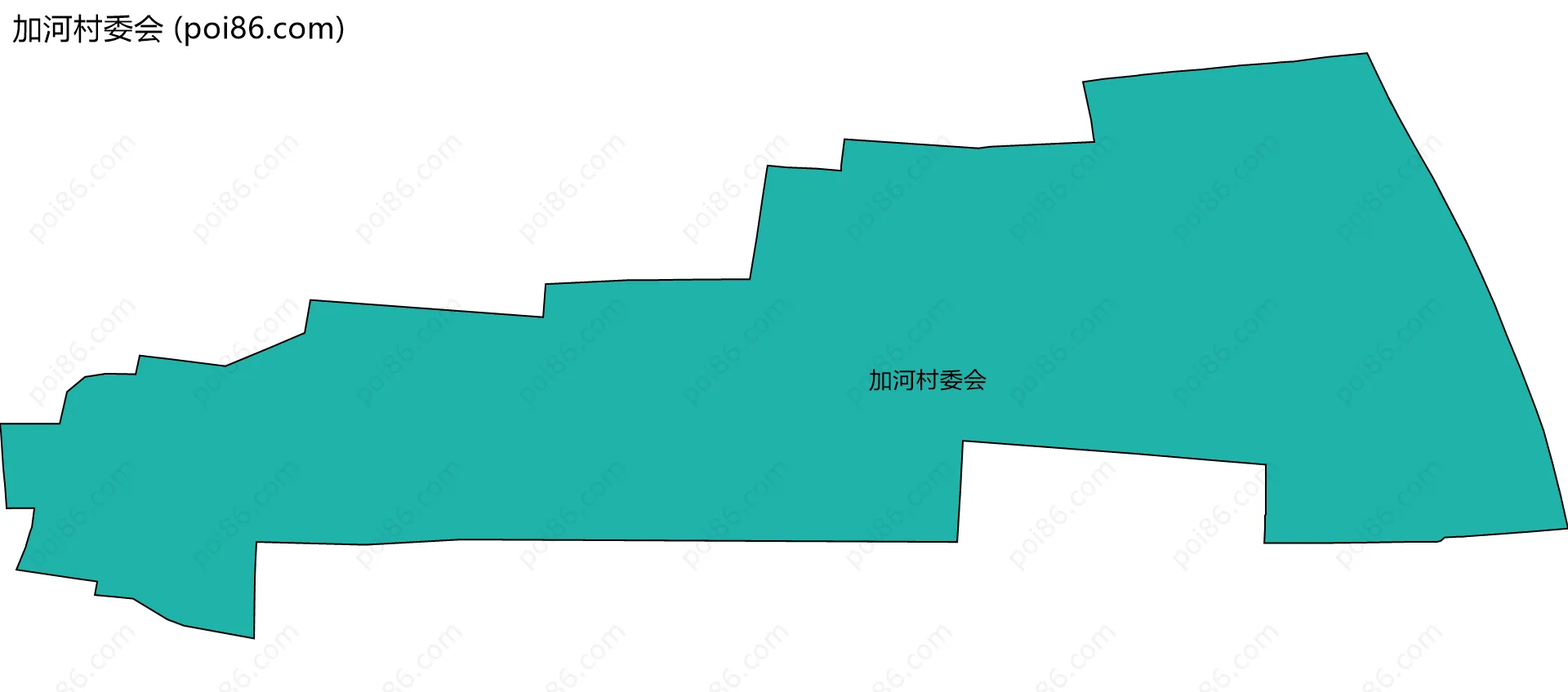 加河村委会边界地图