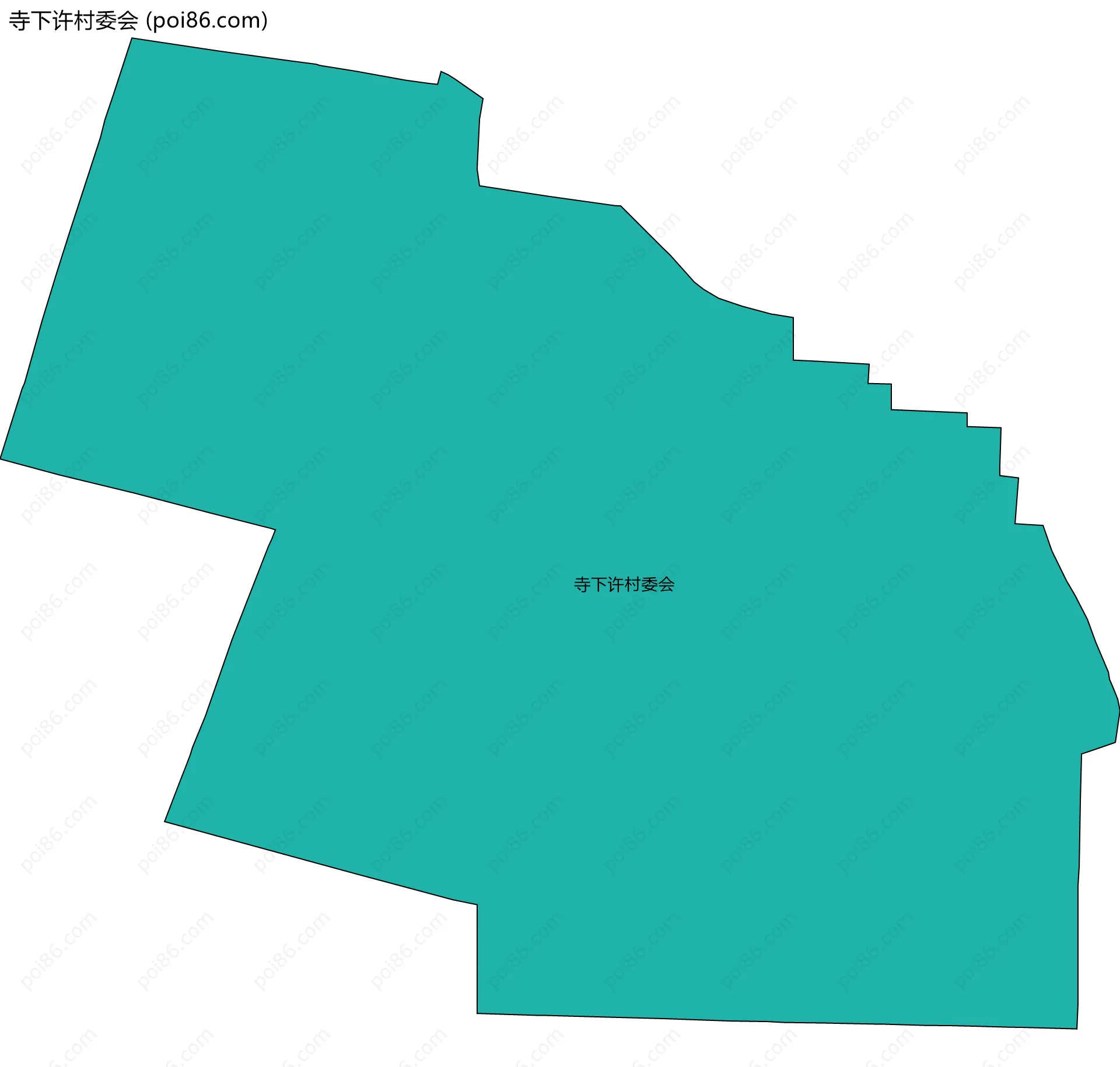 寺下许村委会边界地图