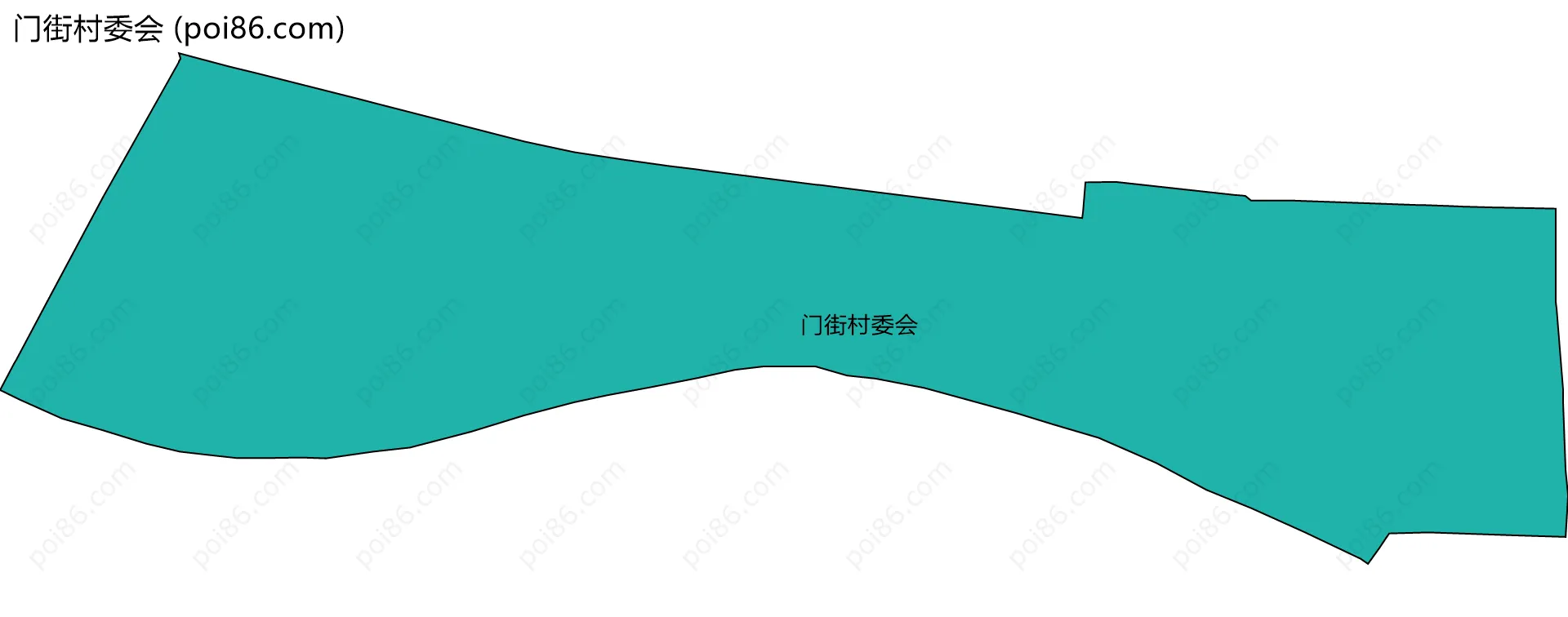 门街村委会边界地图