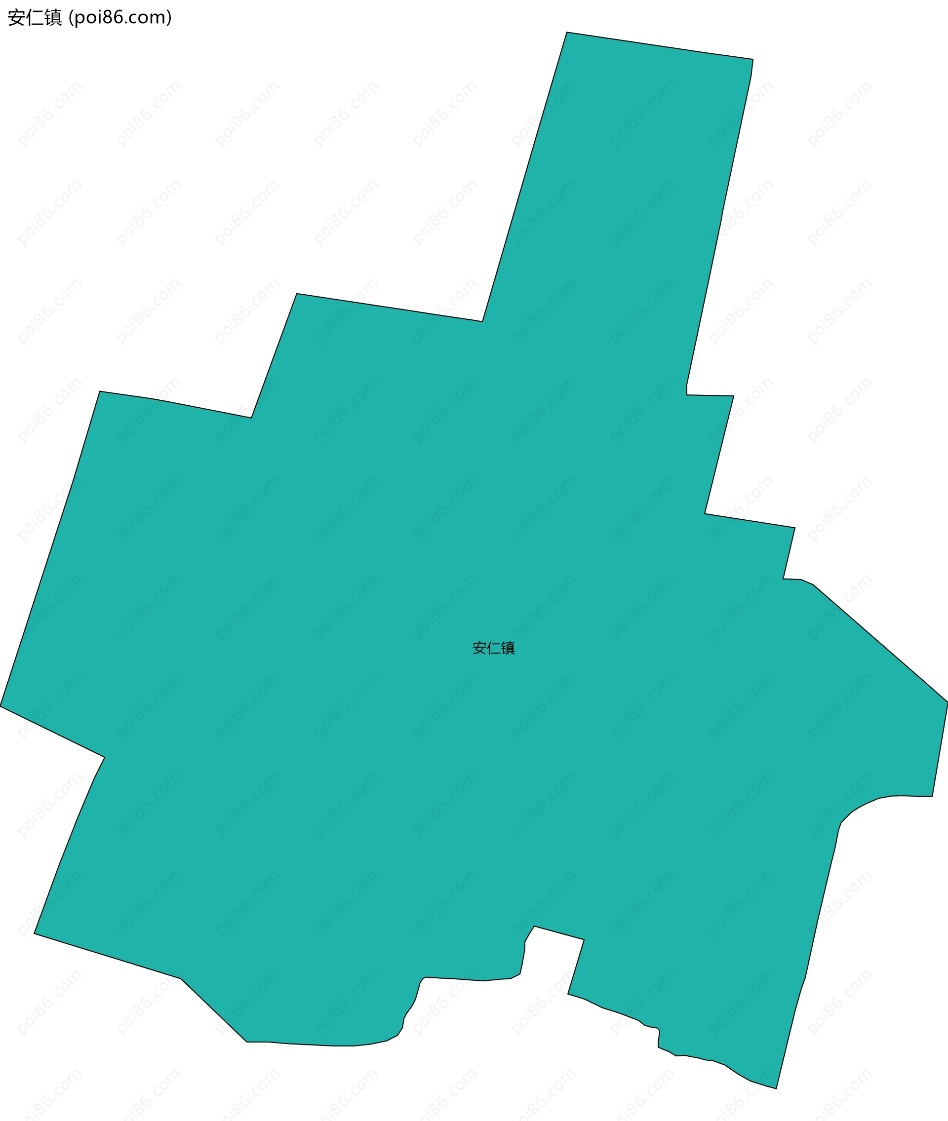 安仁镇边界地图