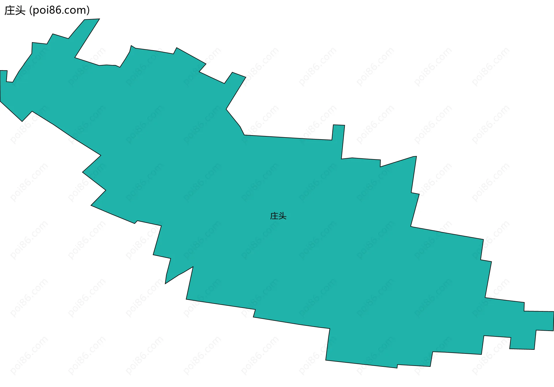 庄头边界地图