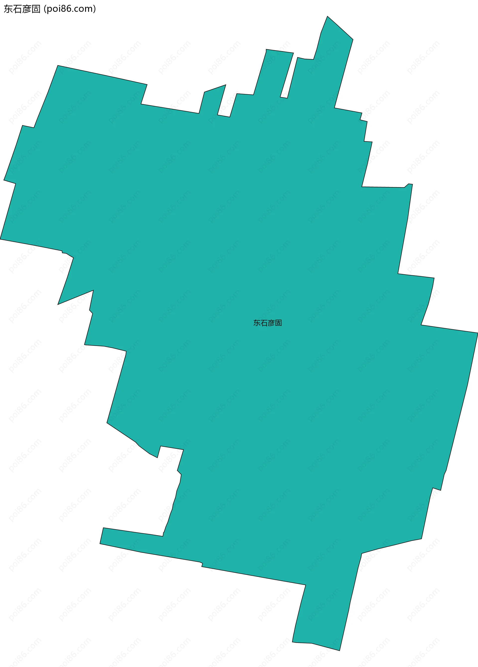 东石彦固边界地图