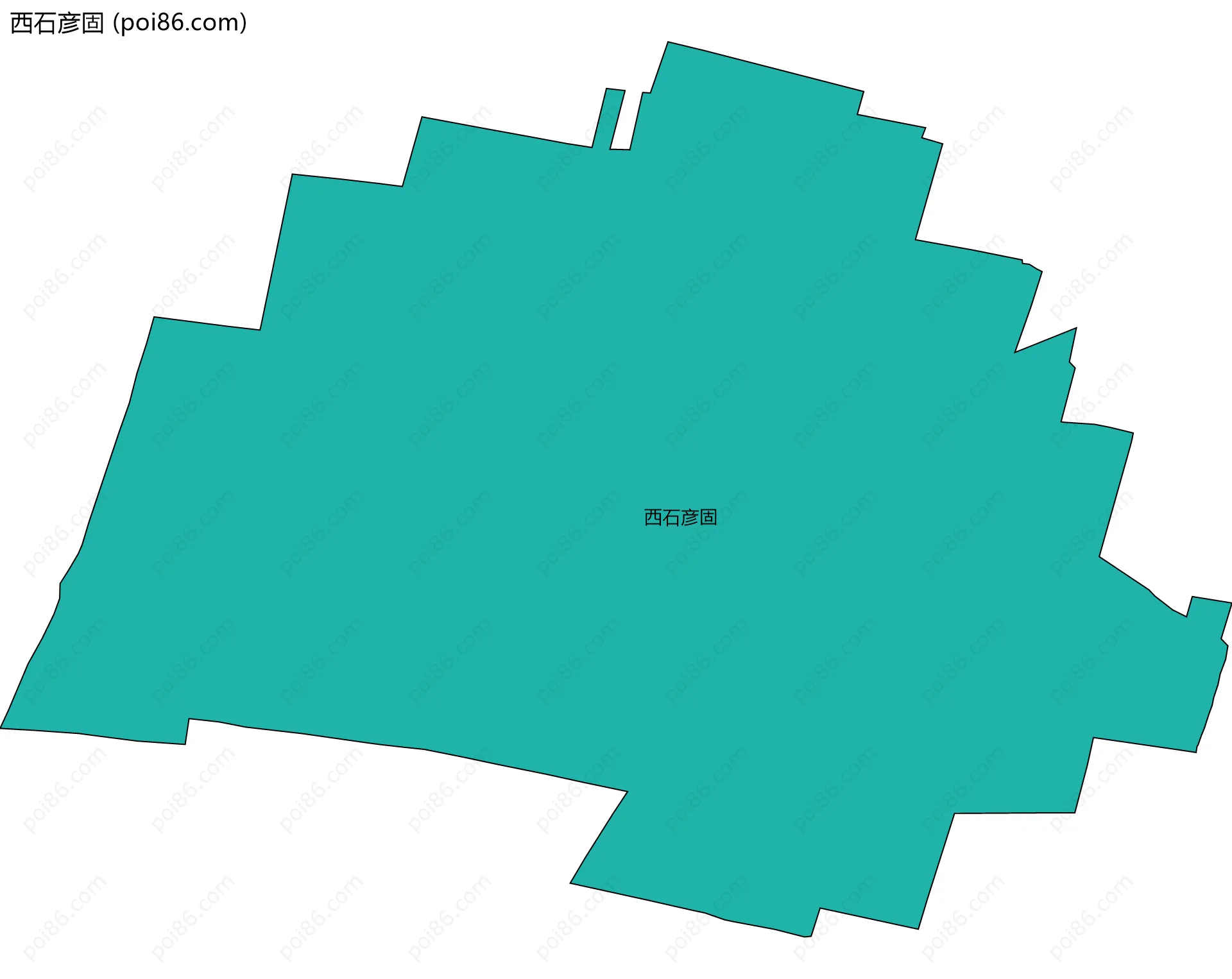 西石彦固边界地图